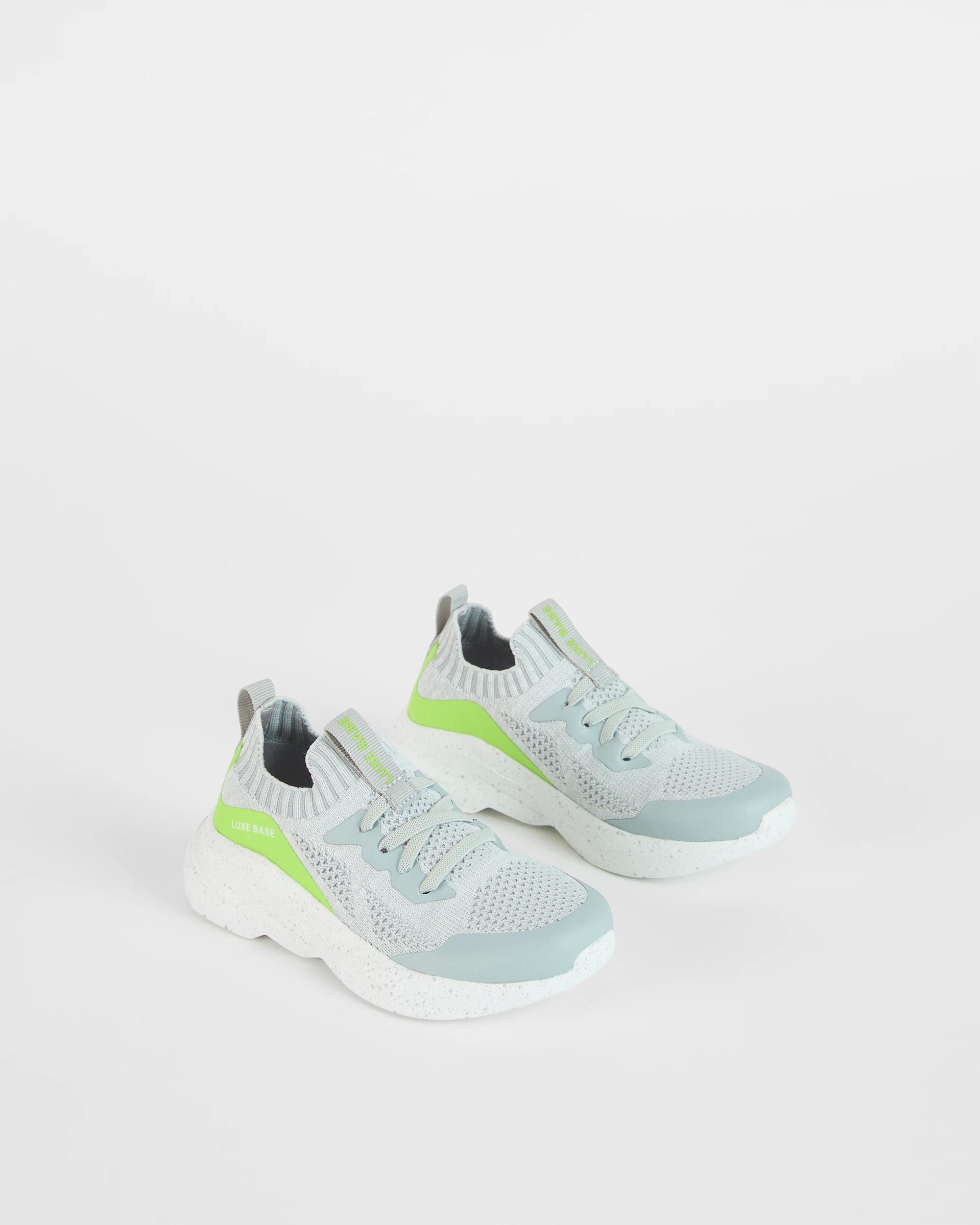 2 Target Kids Textured Knit Sneakers GREY, 2 of 3