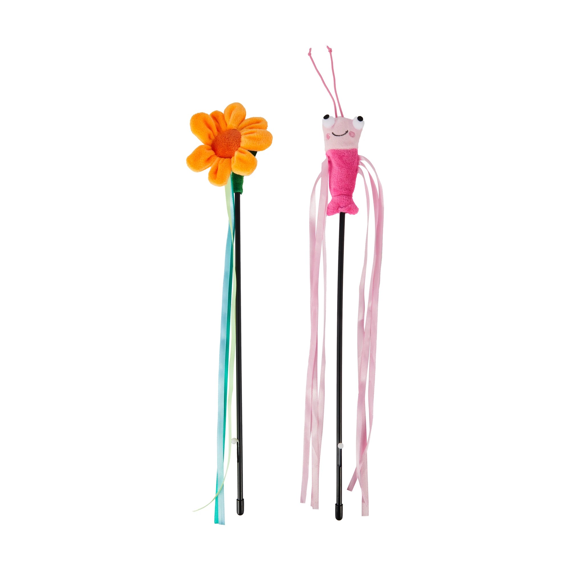 2 Cat Toy Bending Teaser Wand - Assorted, 2 of 6