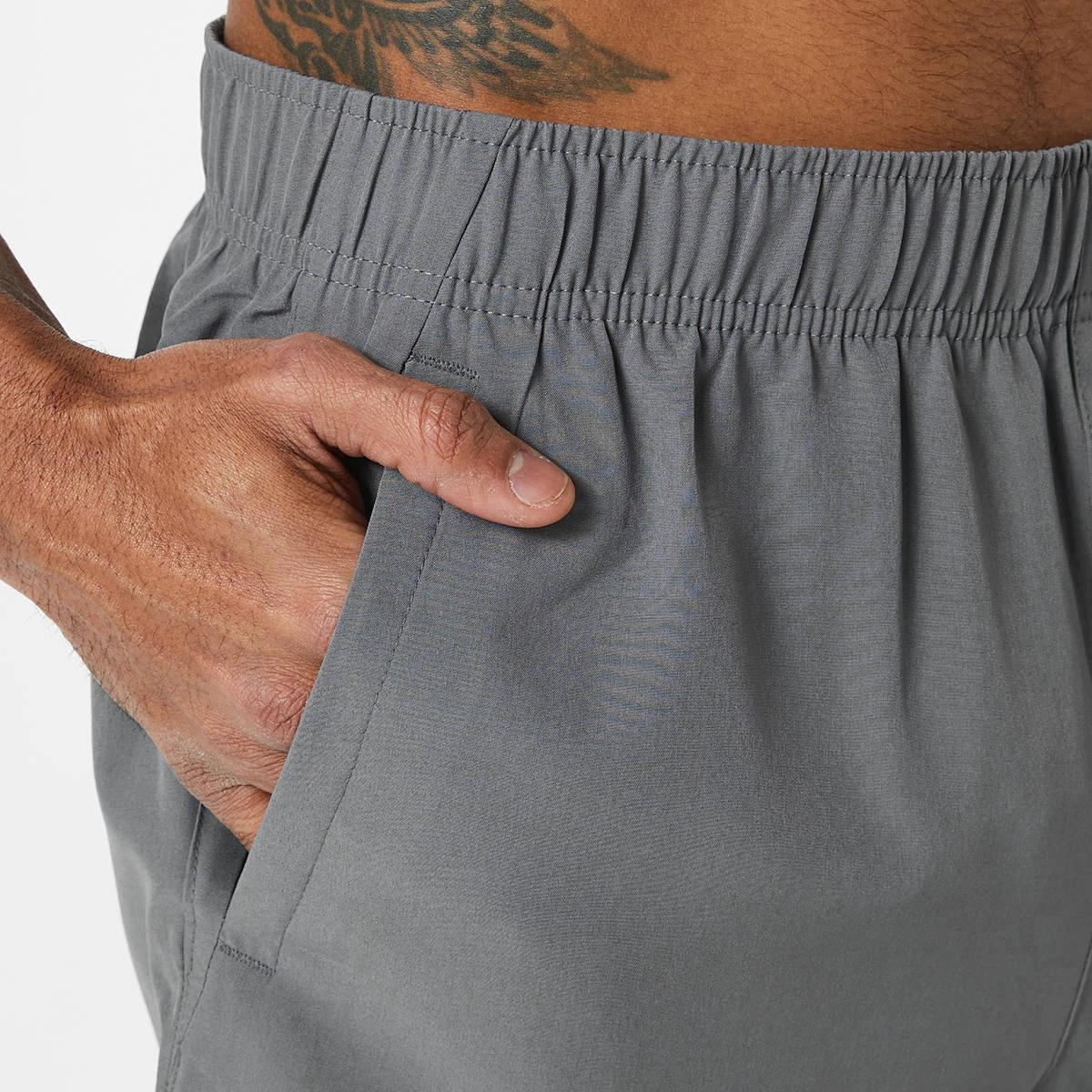 4 Active Mens Woven Stretch Shorts QUIET SHADE, 4 of 6