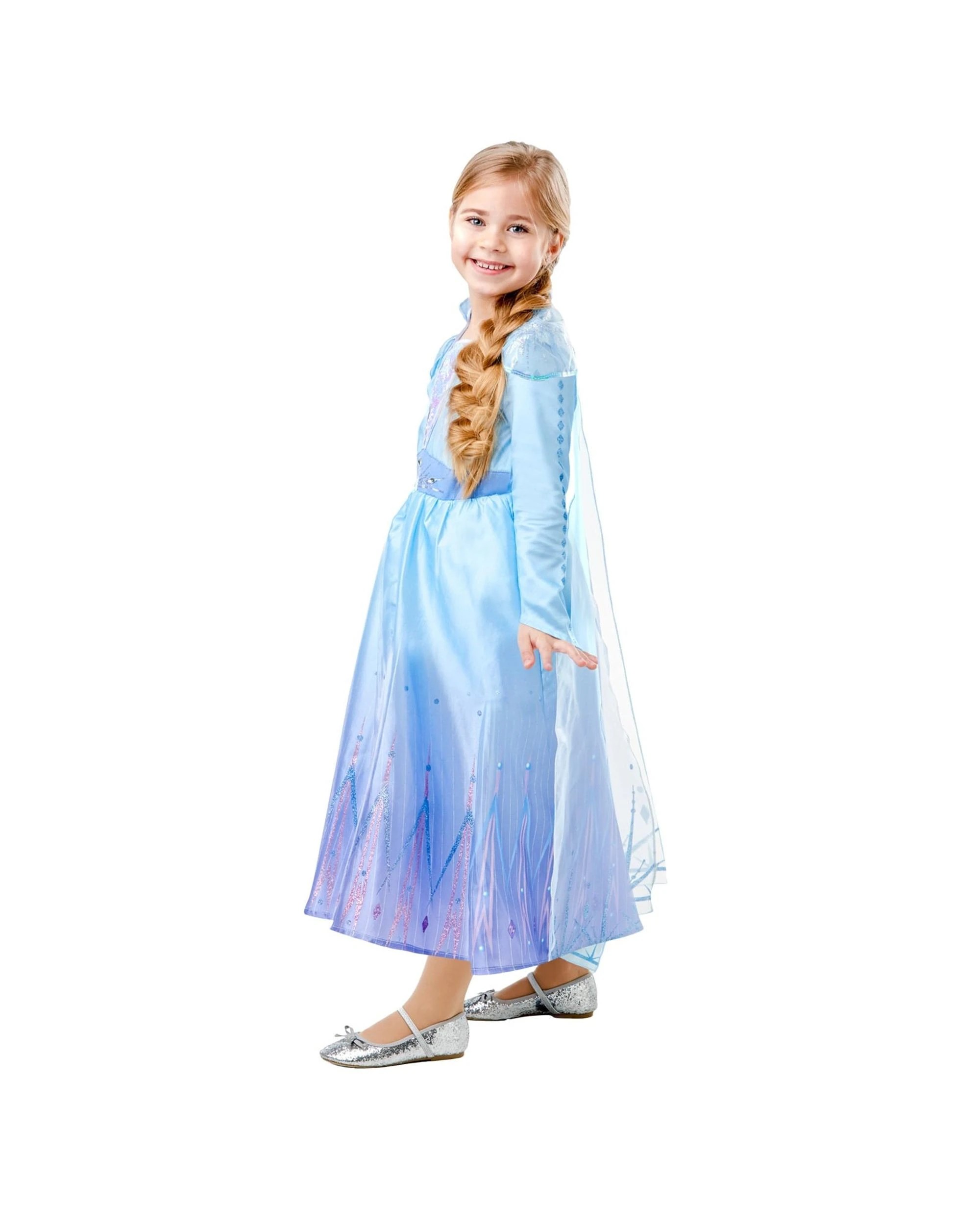 2 Disney Frozen 2 Elsa Deluxe Child Costume 6-8 Years, 2 of 4