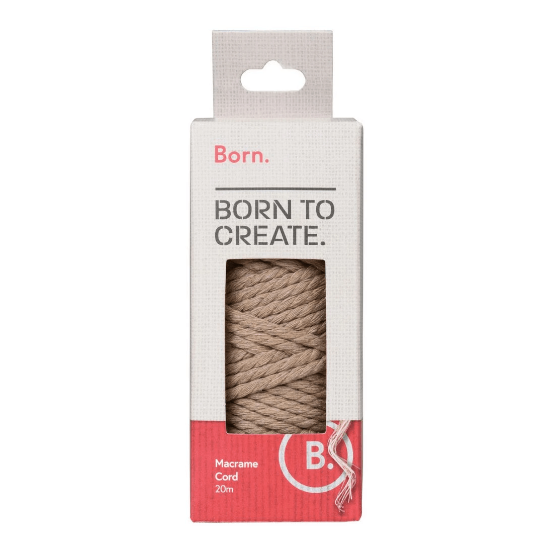 1 Born Macrame Cord Kraft, 1 of 3