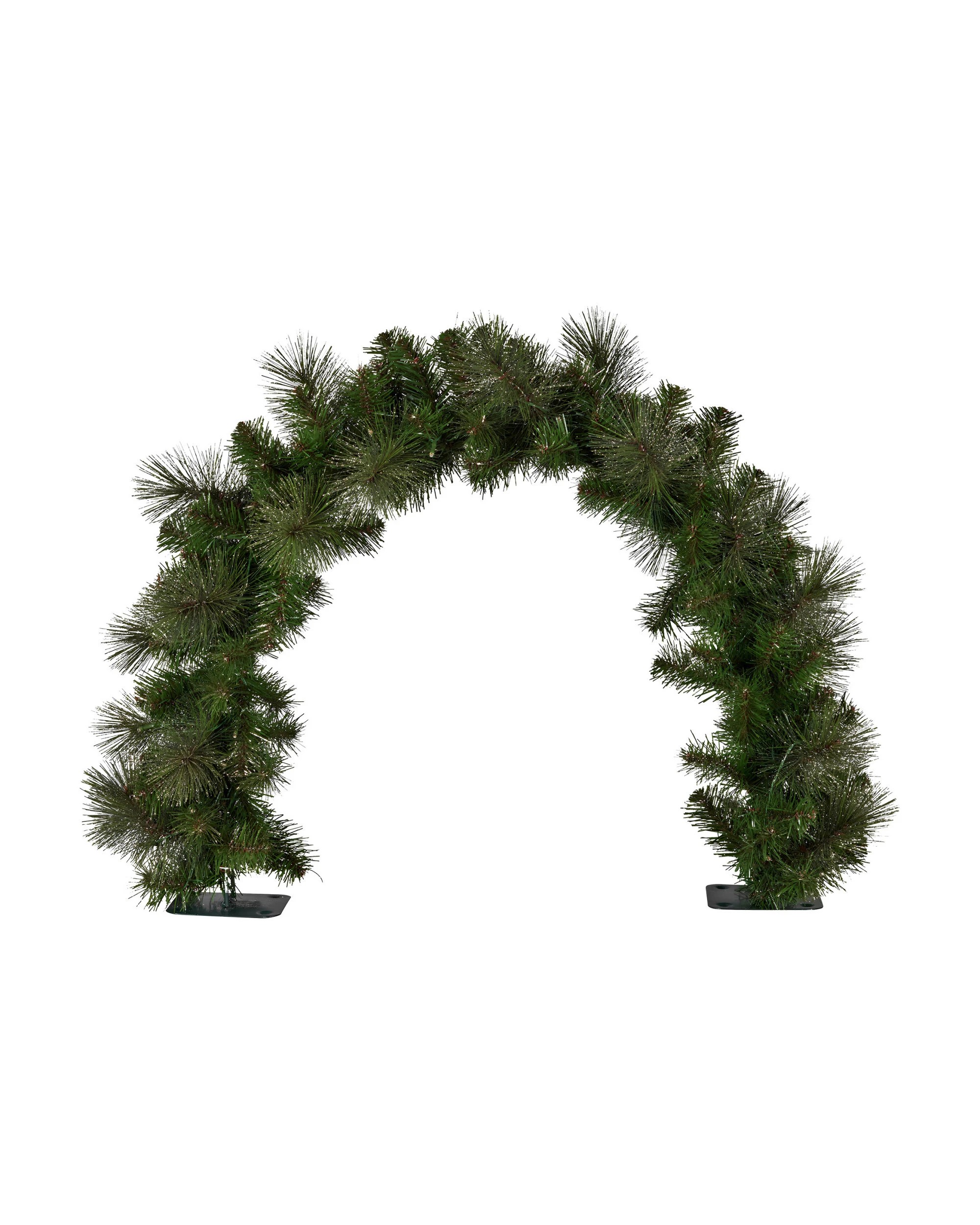 5 Christabelle 60cm Tabletop Christmas Archway Garland With Led Lights Gold Mantle Decoration Ornament, 5 of 7