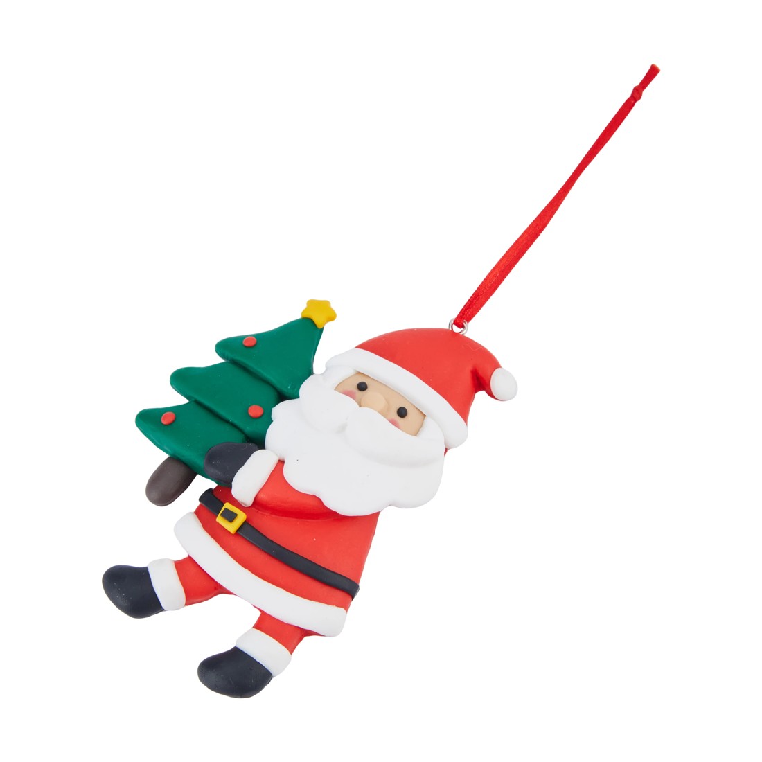 4 Hand Crafted Santa Decoration - Assorted, 4 of 6