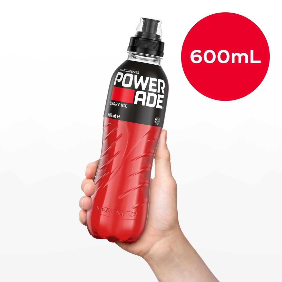 3 Powerade ION4 Isotonic Berry Ice Sports Drink 600ml, 3 of 5