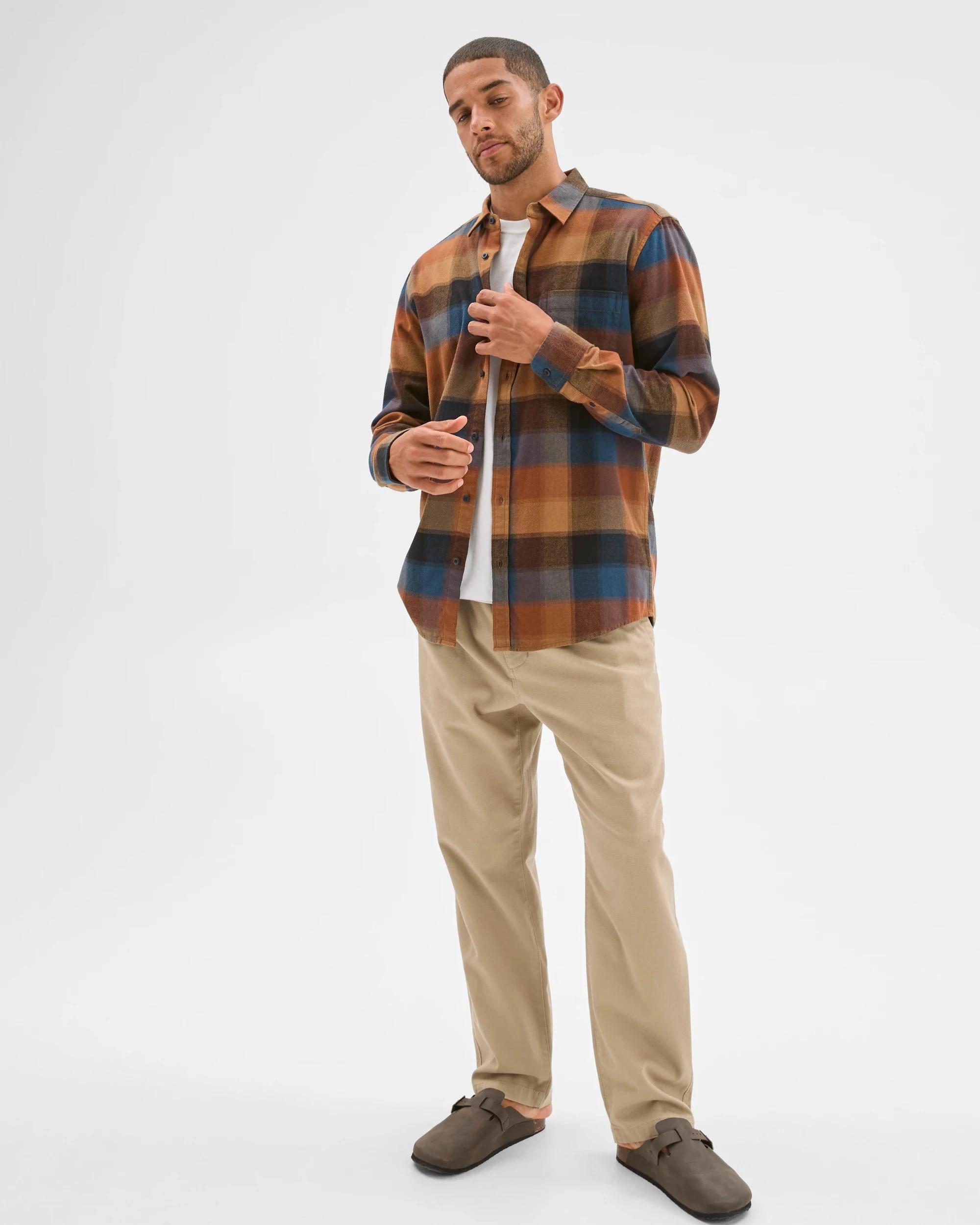 3 Target Australian Cotton Long Sleeve Flannelette Shirt MULTI, 3 of 6