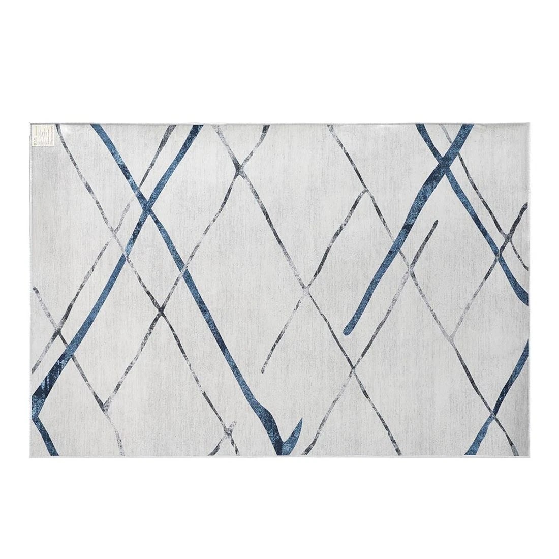 1 Artiss Floor Rug 200x290 Washable Mat Carpet Short Pile Jaca - Grey, 1 of 7