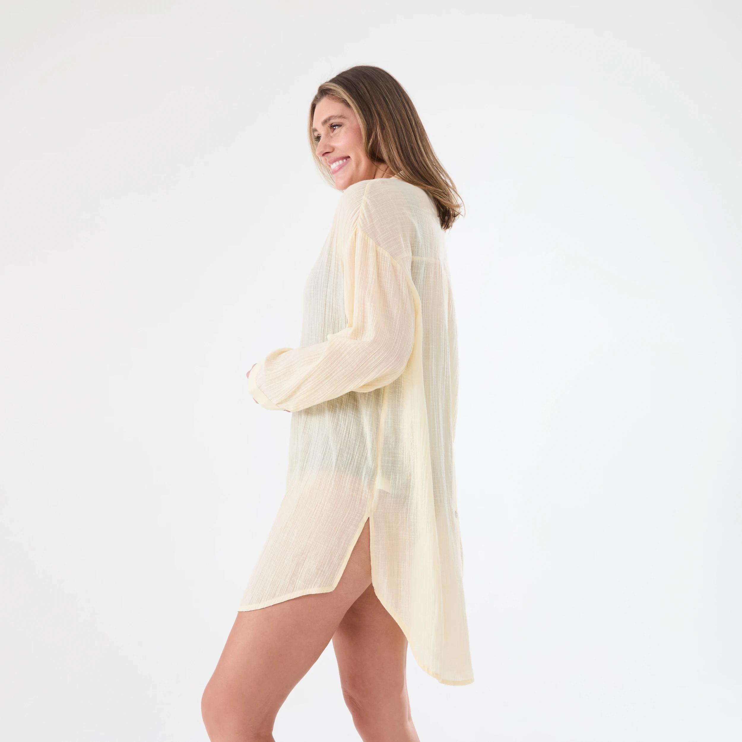 4 Cover Up Shirt DOUBLE CREAM, 4 of 8