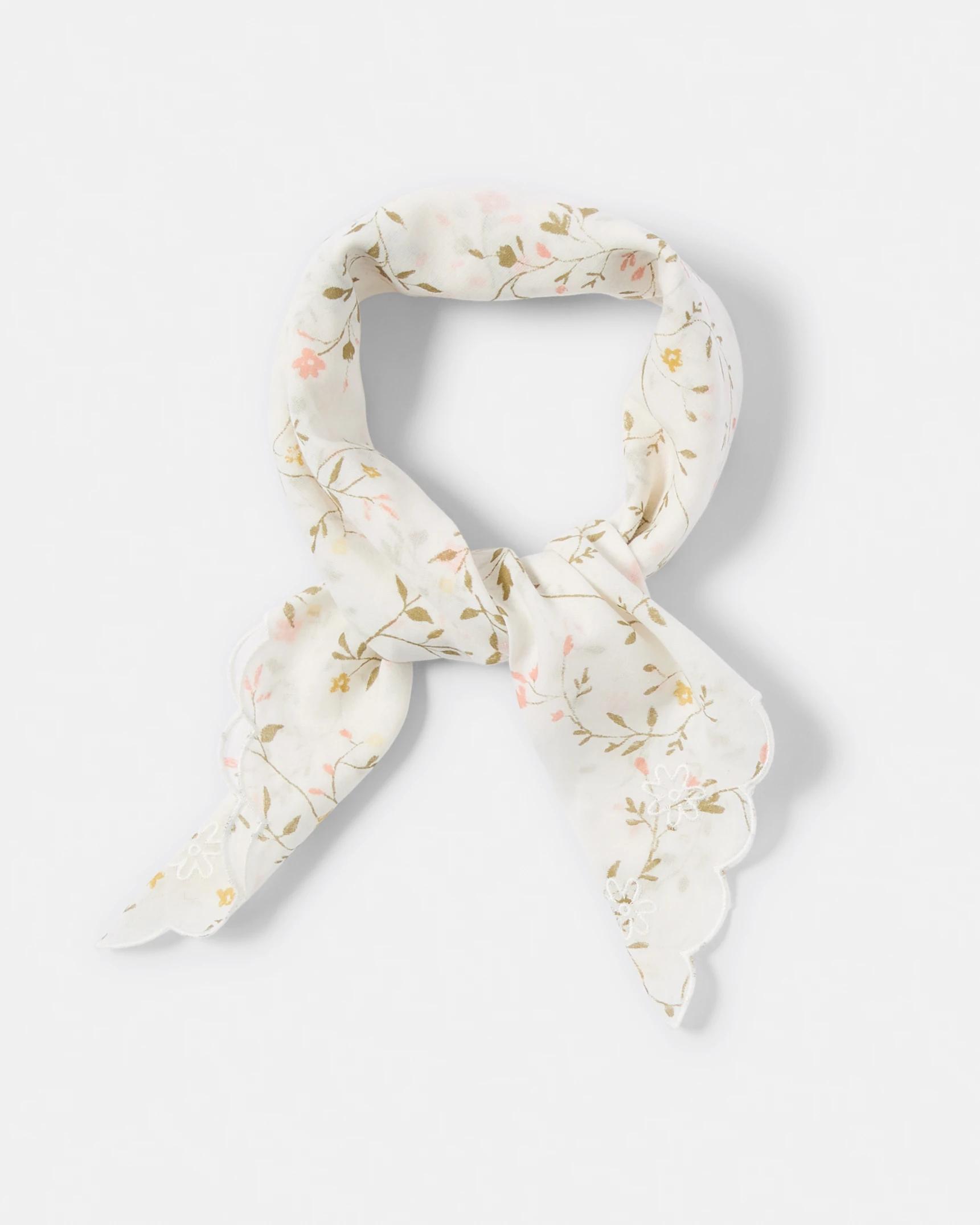 1 Broderie Hair Scarf White, 1 of 7