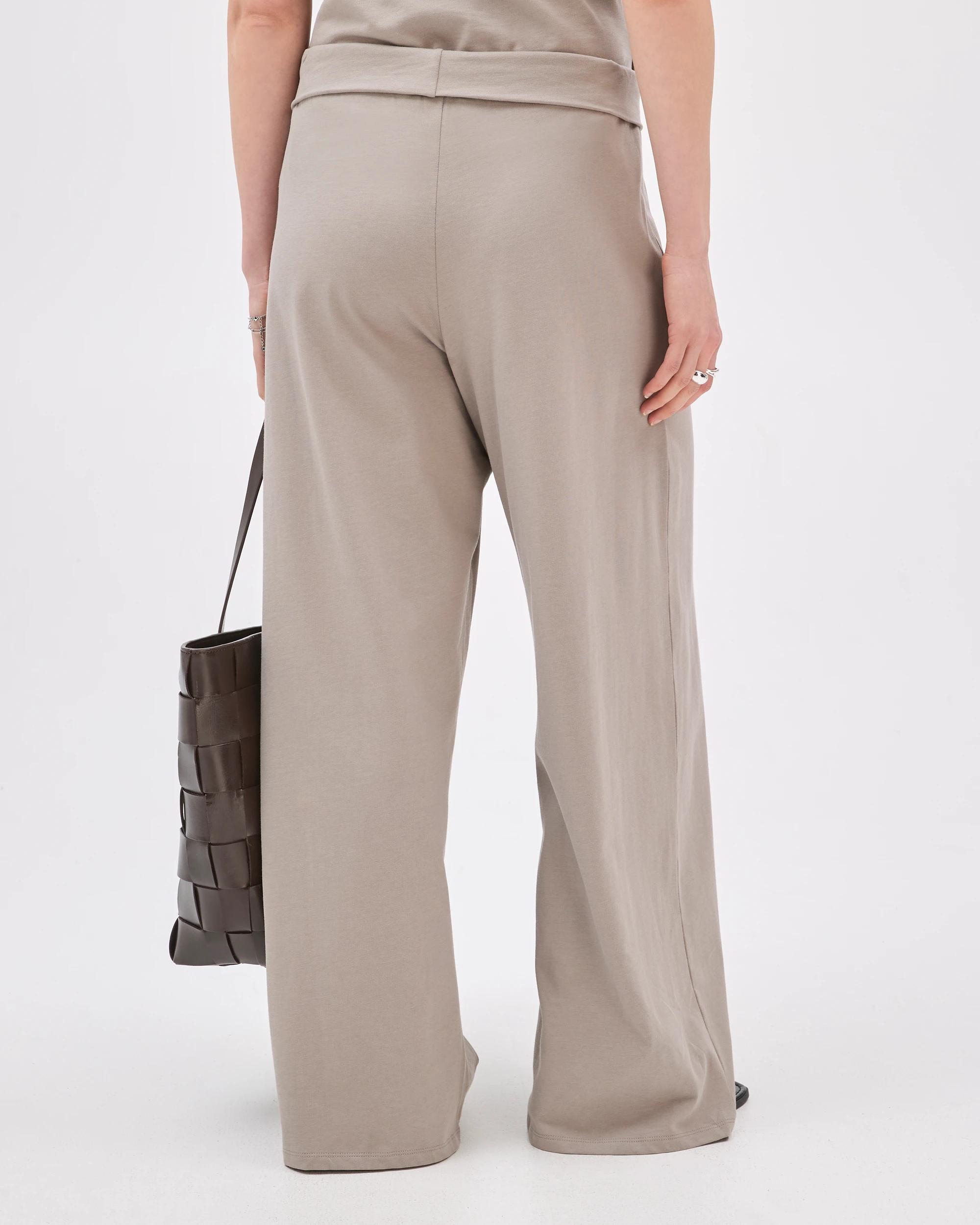 6 Lily Loves Australian Cotton Straight Leg Frill Pants PORTOBELLO, 6 of 6