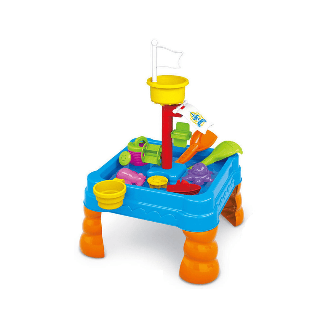 1 Lenoxx 58cm Kids Sand Water Play Table 21pc Outdoor Sandpit Toys Set Outdoors - Multi, 1 of 3