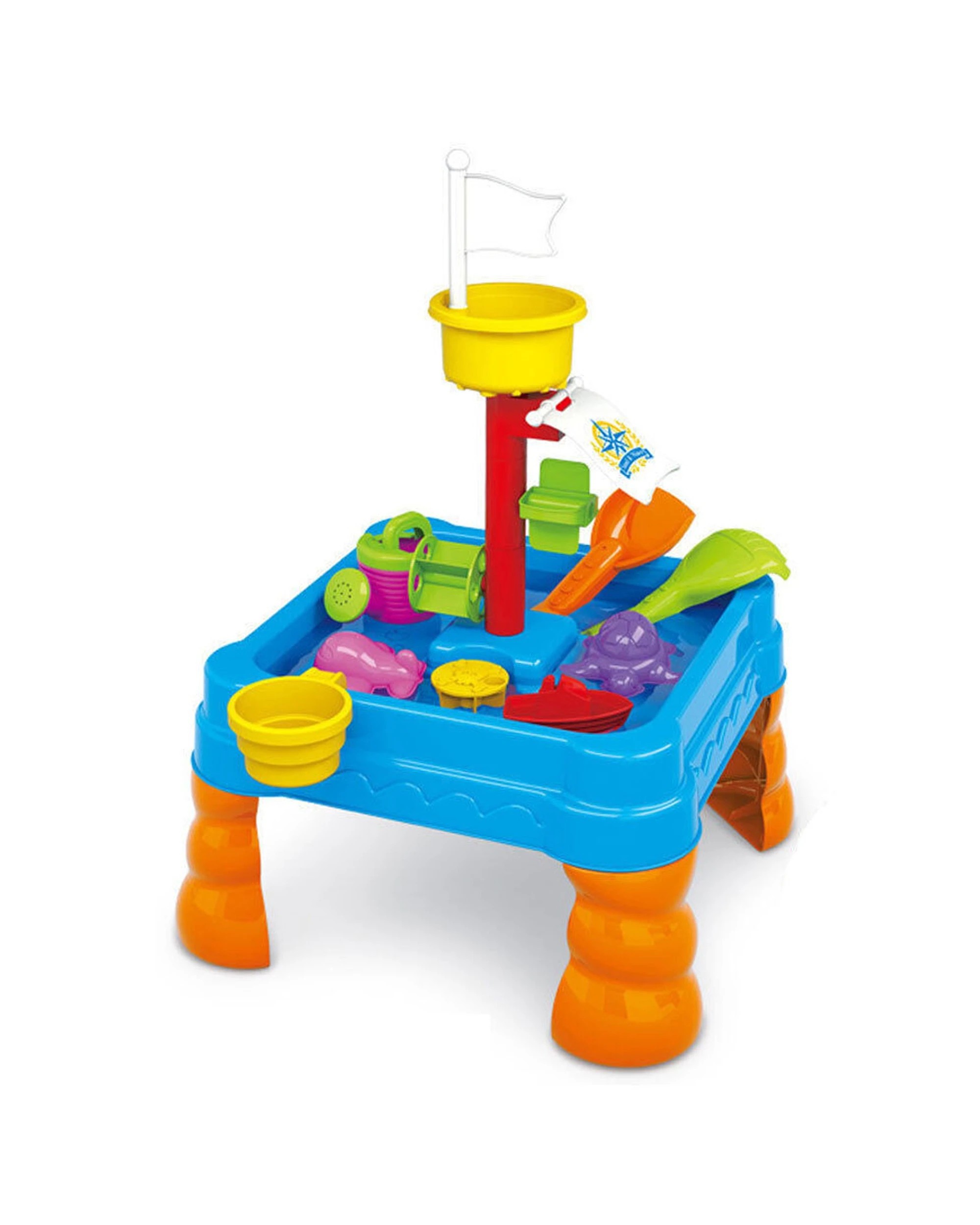 1 Lenoxx 58cm Kids Sand Water Play Table 21pc Outdoor Sandpit Toys Set Outdoors - Multi, 1 of 3