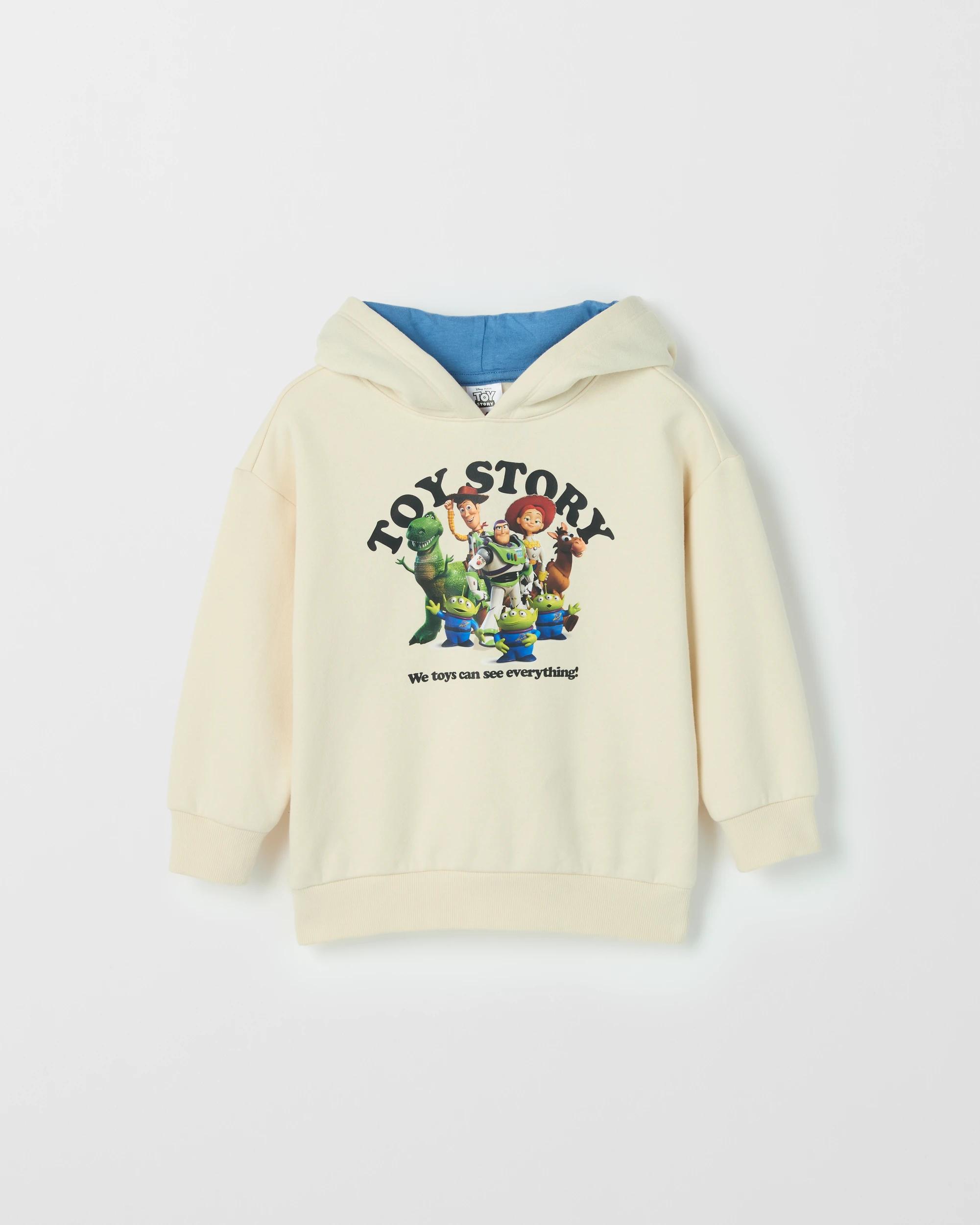 1 Disney Australian Cotton Blend Oversized Hoodie CREAM, 1 of 1