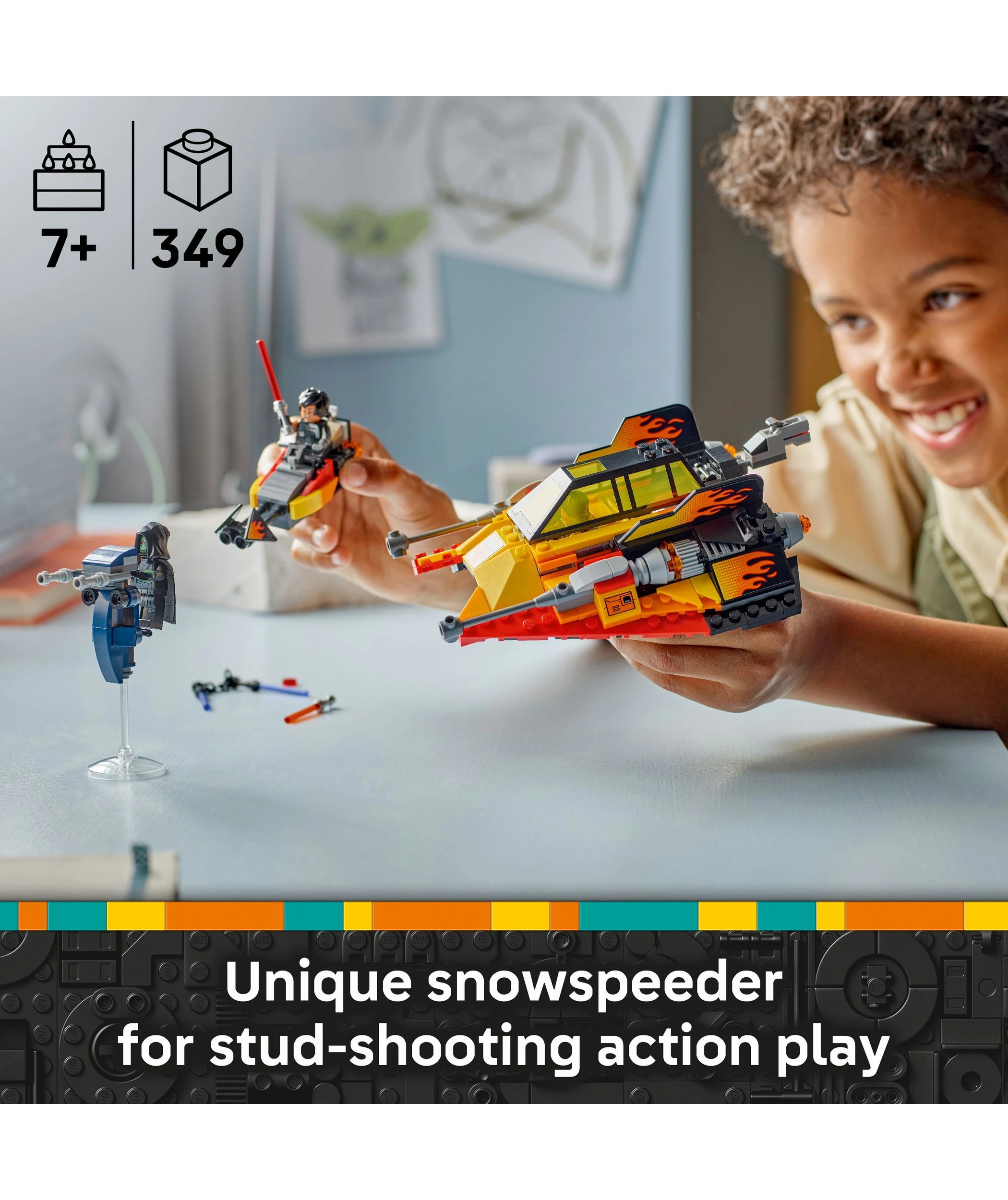 3 LEGO Star Wars The Force Burner Snowspeeder 75414, 3 of 10