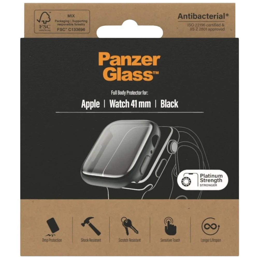 4 PanzerGlass Full Body Case Apple Watch 41mm Clear, 4 of 4