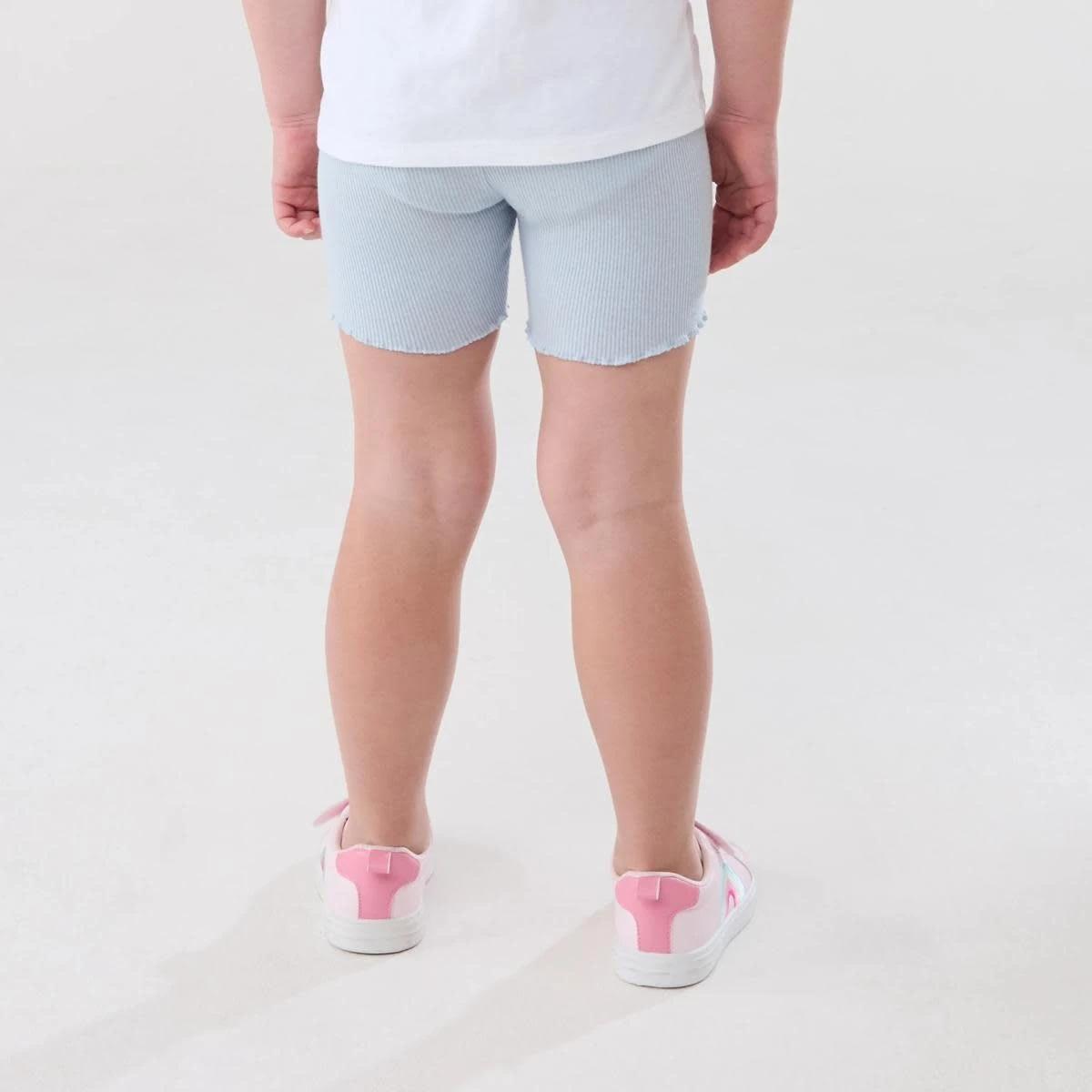 2 Printed Rib Bike Shorts ICE MIST, 2 of 5