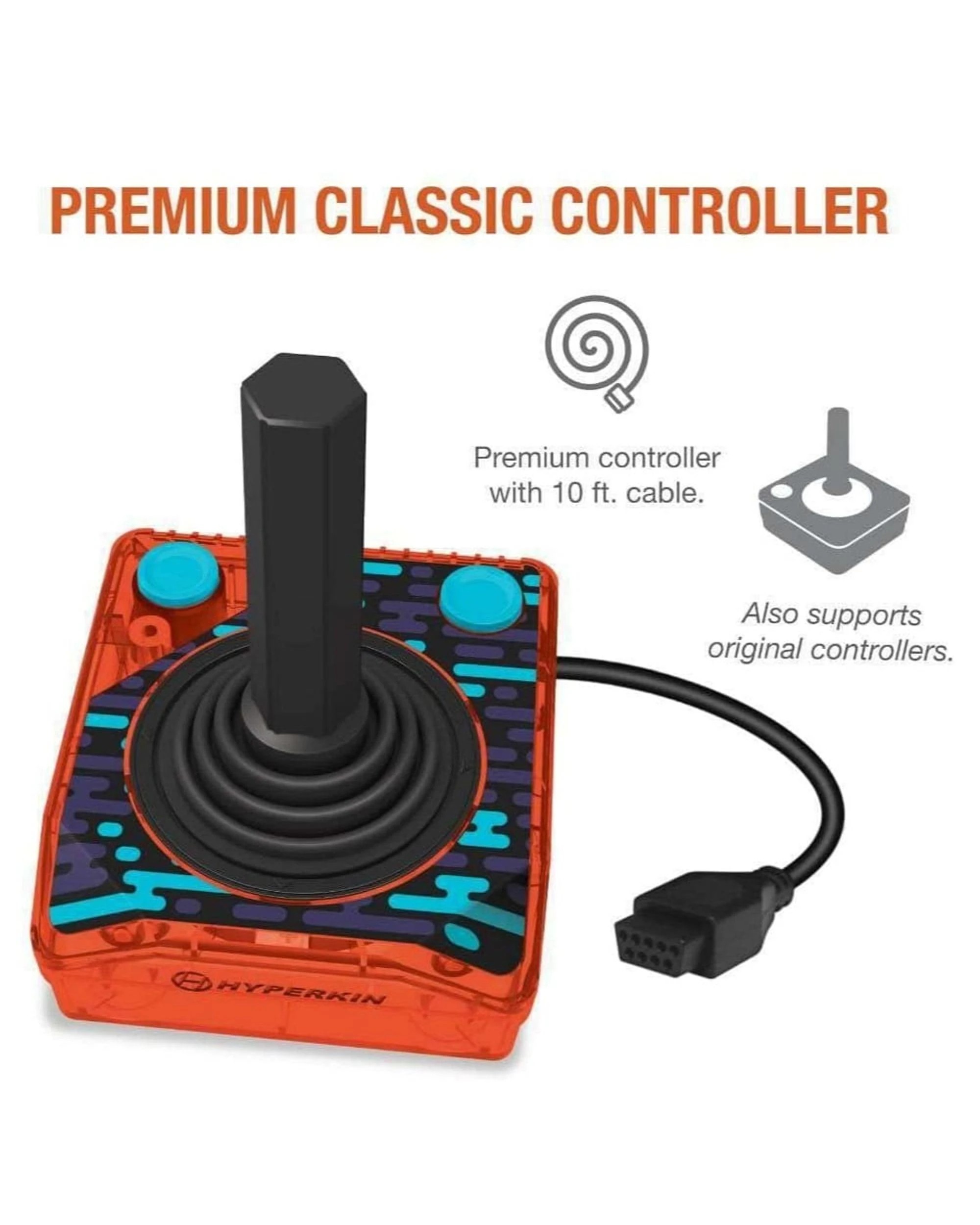 3 RetroN 77 HD 2600 Gaming Console - Retro Amber - Orange, 3 of 9