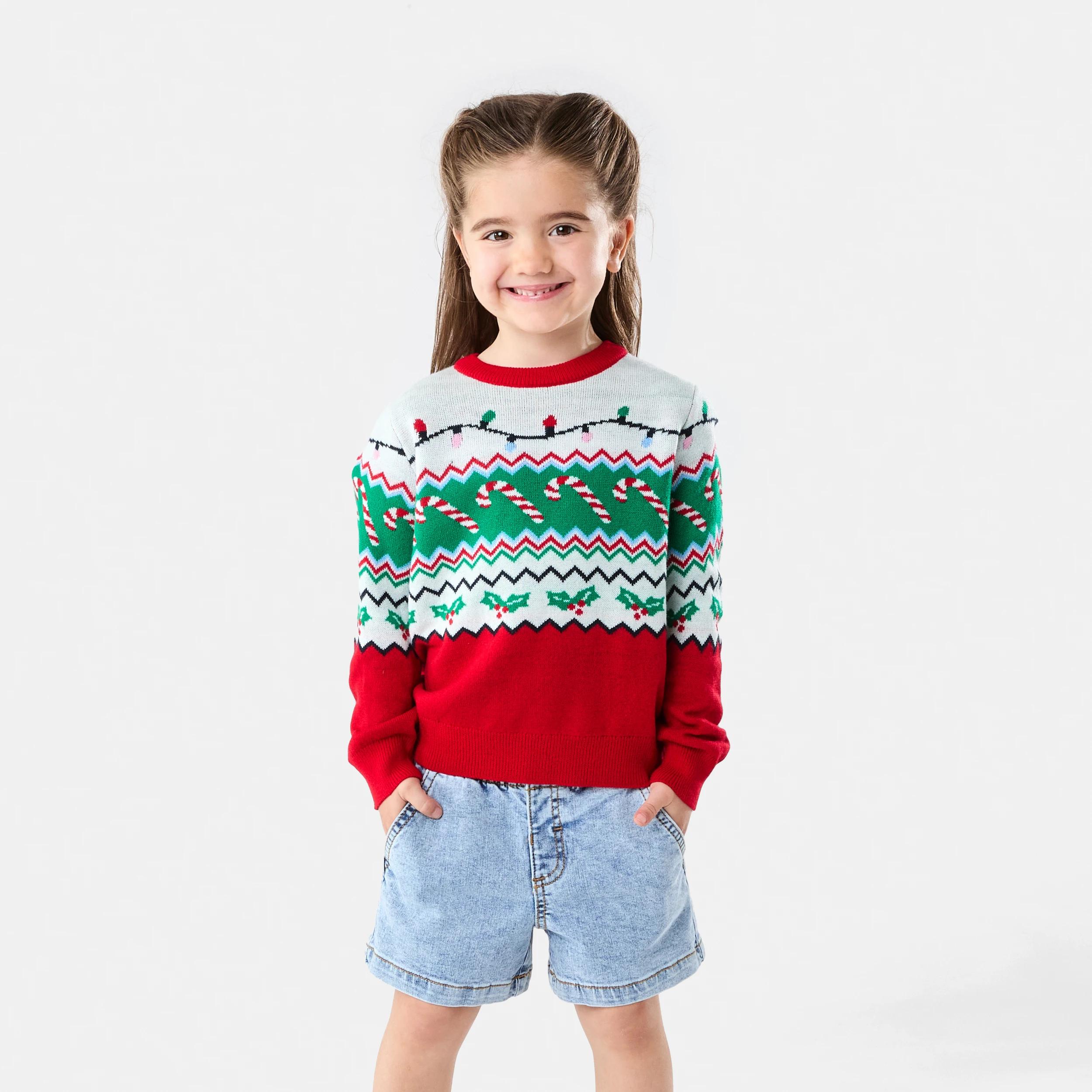 1 Christmas Knit Jumper Red Yoke, 1 of 7