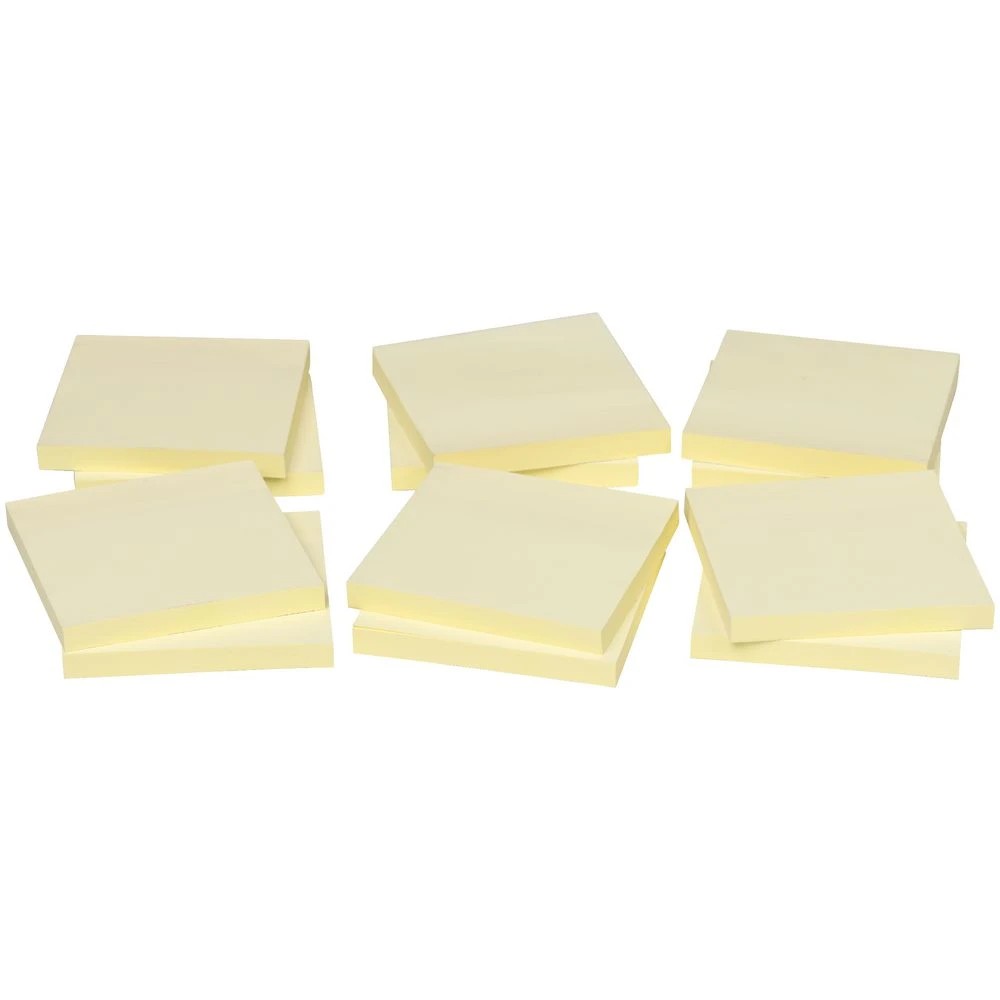 2 J.Burrows Stick-It Notes 76x76mm Yellow 12 Pack, 2 of 3