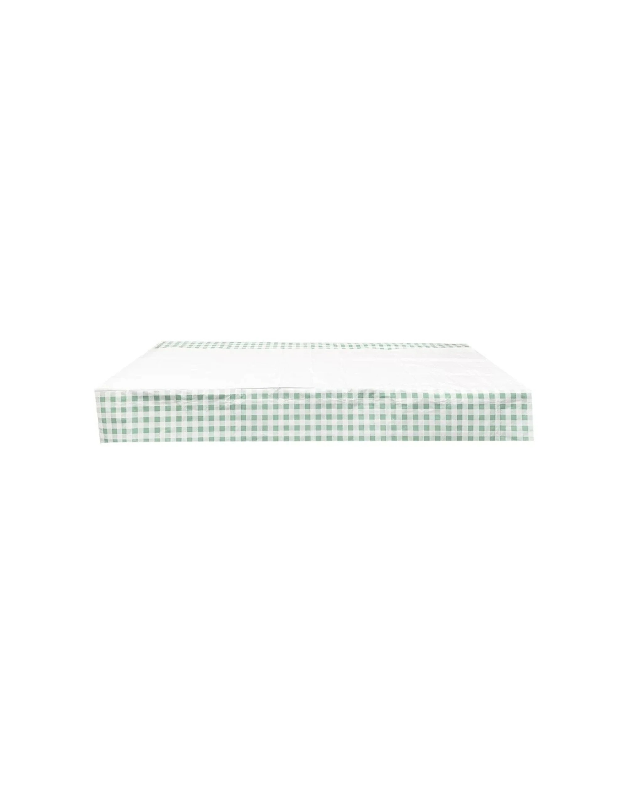 1 Party Maker Gingham Rectangle Paper Table Cover Tableware Party Supplies - Green, 1 of 1