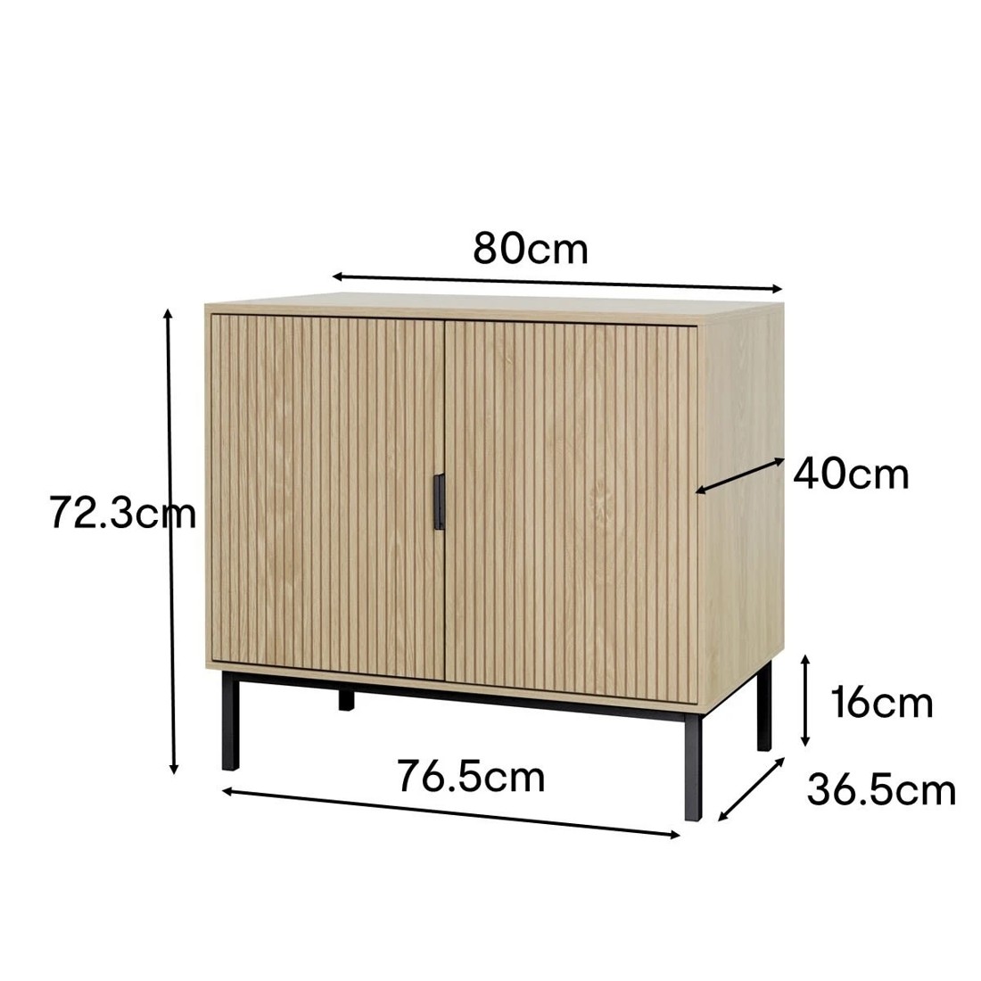 9 Isla Cabinet with Adjustable Shelves, 9 of 9