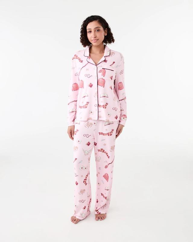 Harry Potter License Family Matching Supersoft Button Through Pyjama