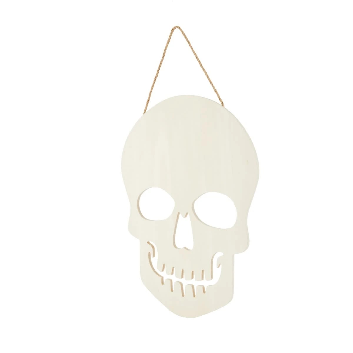 2 Halloween Craft Wood Blank - Skull, 2 of 3