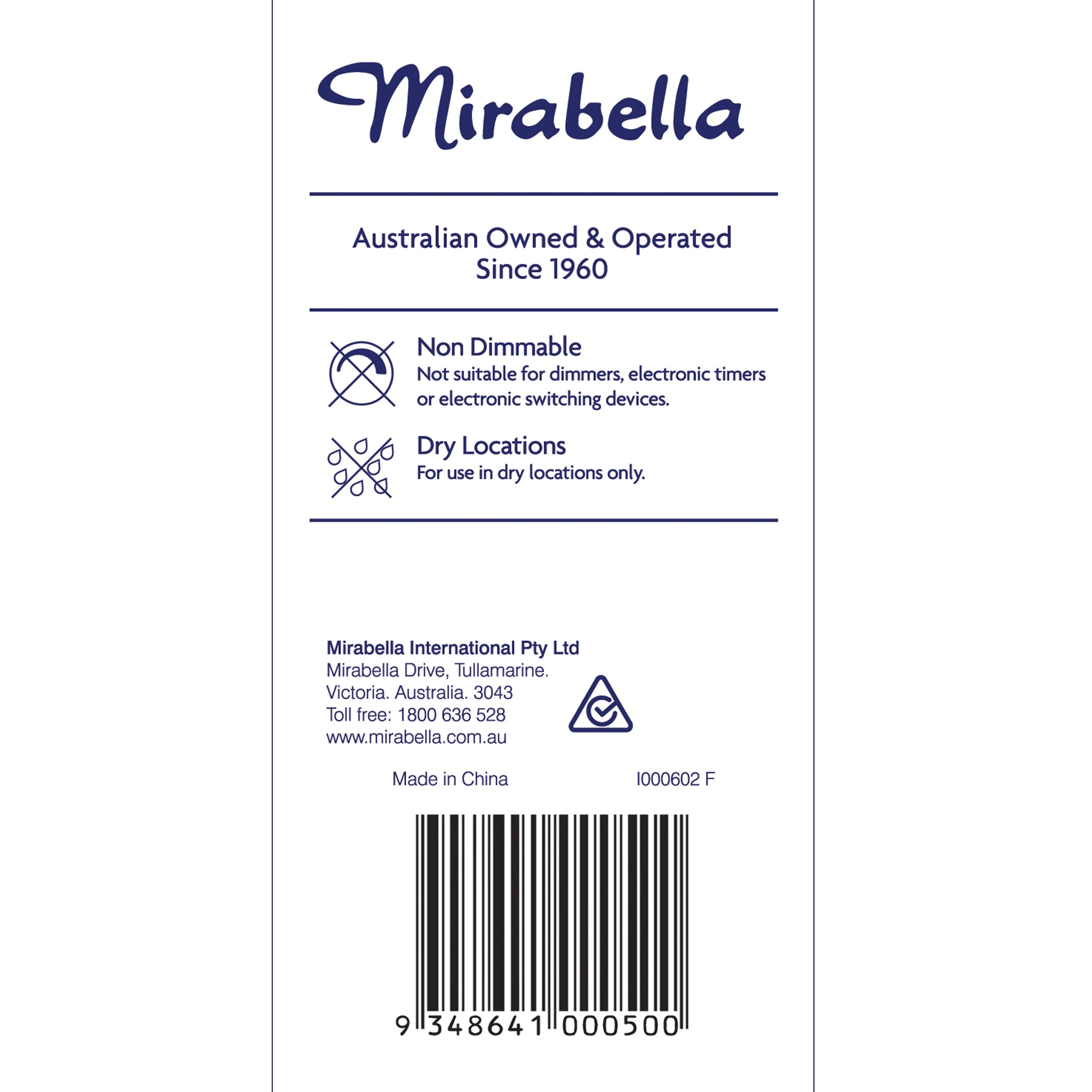 3 Mirabella LED GLS ES Warm White 9W, 3 of 6