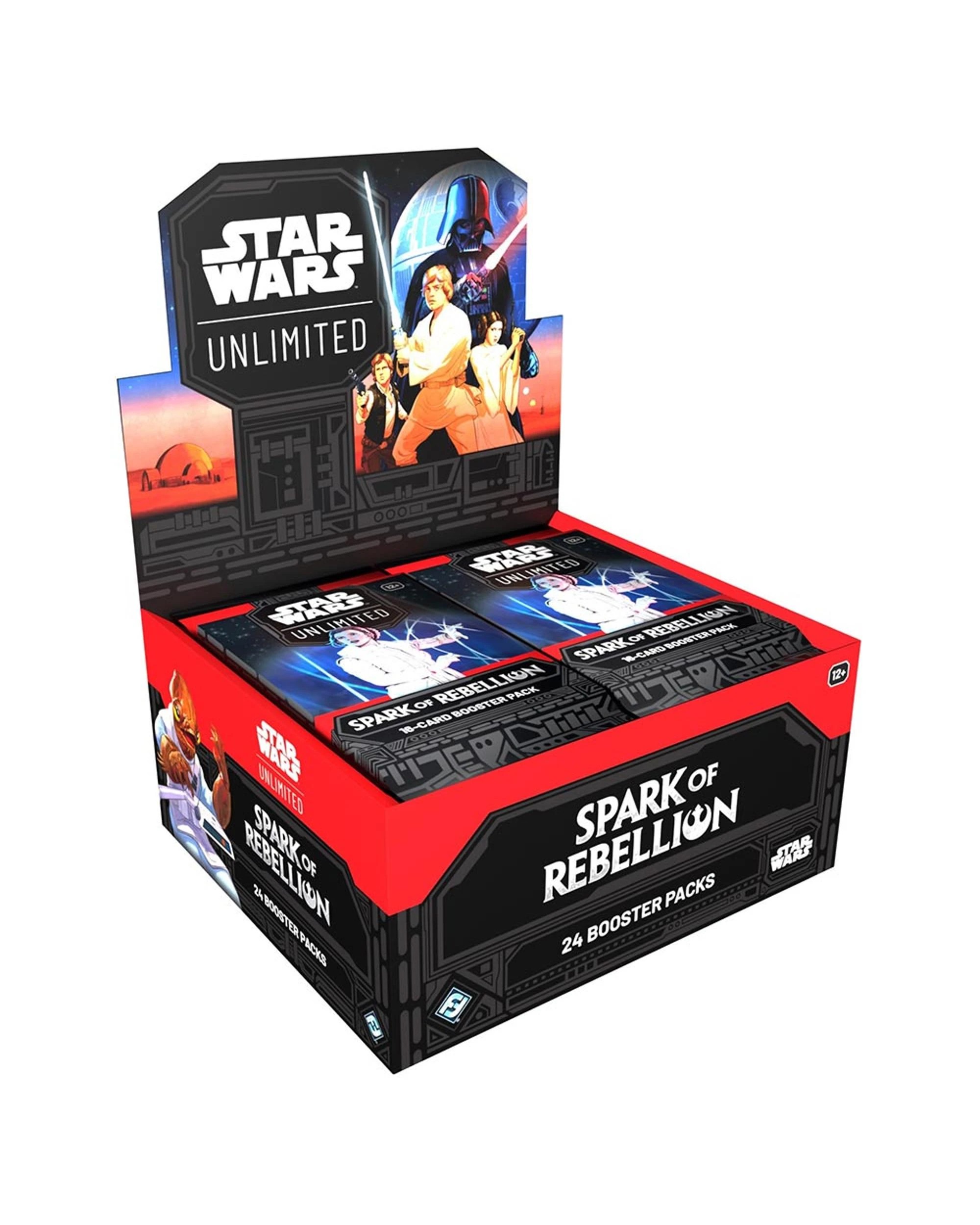 1 Star Wars Unlimited: Spark of Rebellion Trading Card Booster Box, 1 of 2