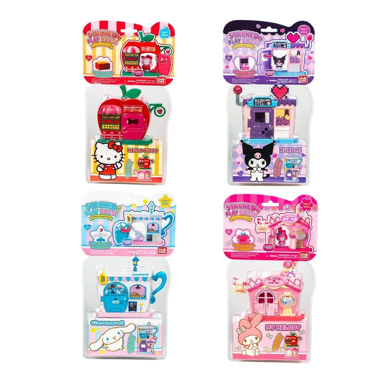 1 Hello Kitty Stacked Play House Streetscape Series Playset - Assorted, 1 of 6