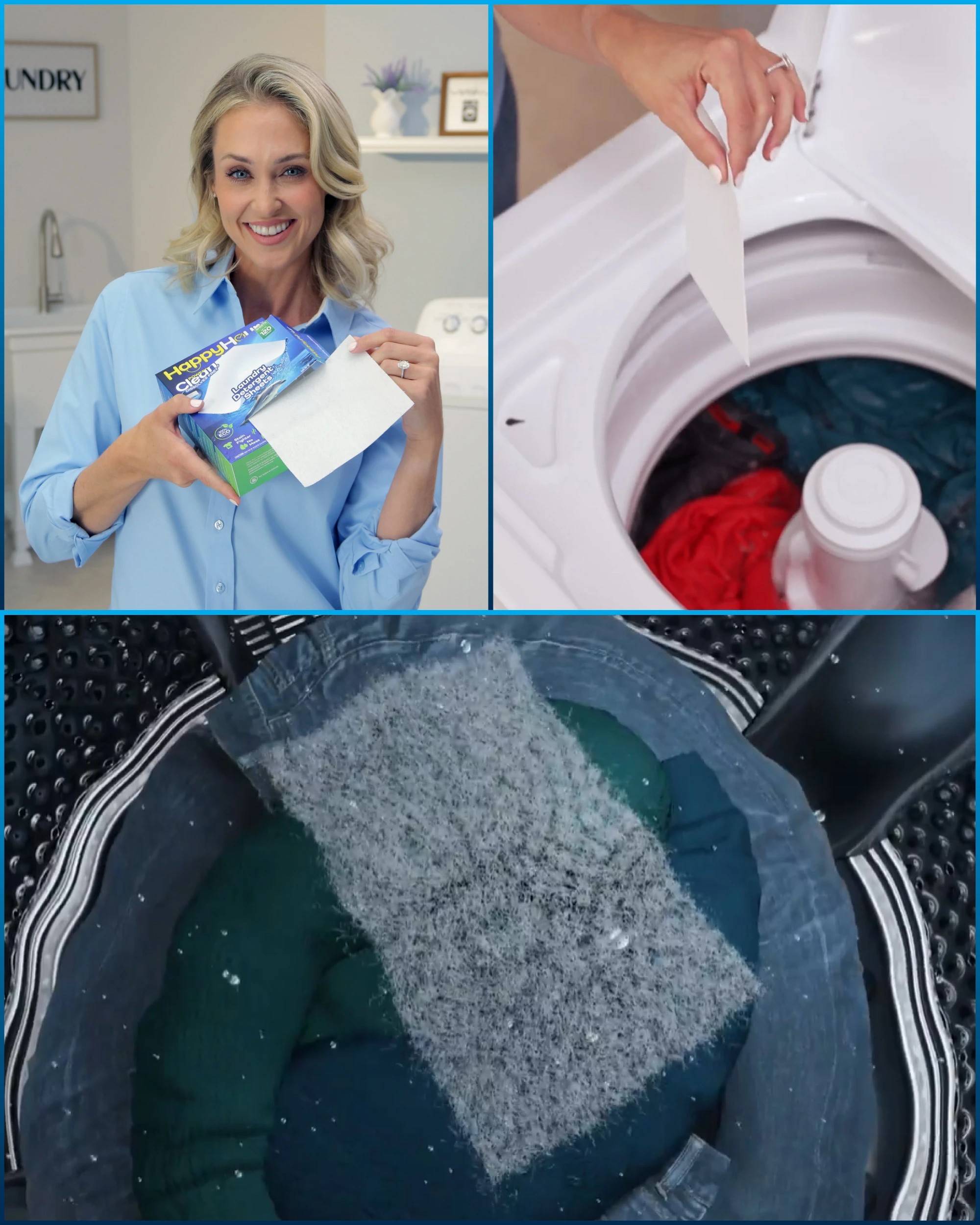 5 Global Shop Direct Happy Hour 60 Pre-Cut Laundry Sheets Powerful Non-Toxic Dissolvable, 5 of 6