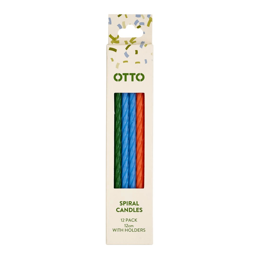2 Otto Dinosaur Spiral Candles 12 Pack, 2 of 5