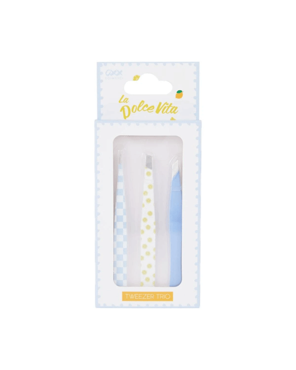 OXX Cosmetics La Dolce Vita Tweezer Trio
