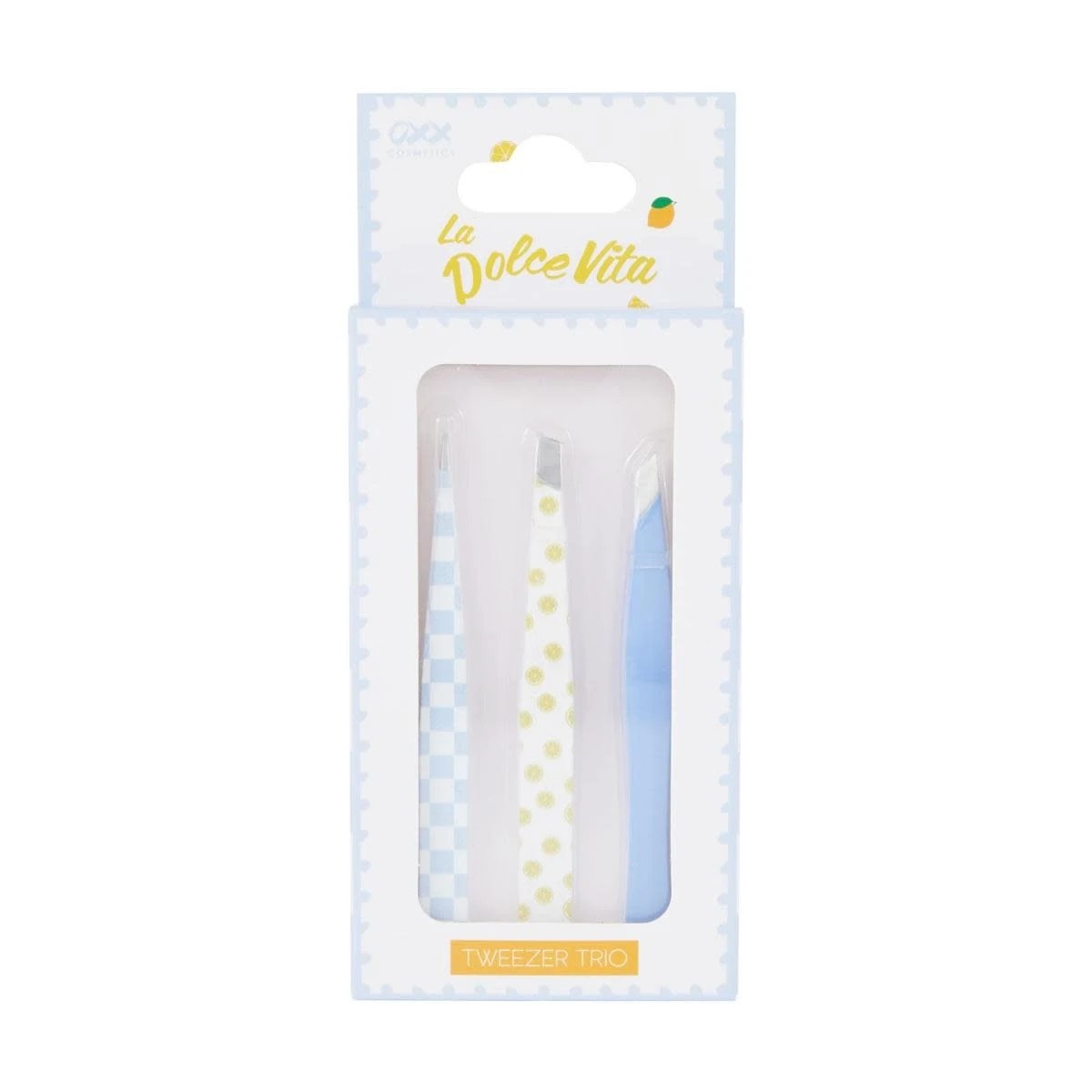 1 OXX Cosmetics La Dolce Vita Tweezer Trio, 1 of 6