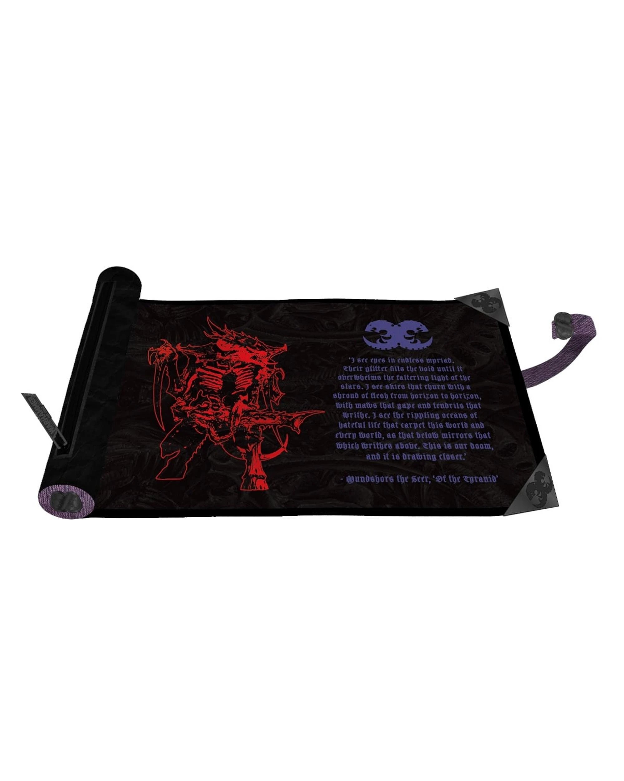 1 Ultra Pro Warhammer 40K Tyranid Premium Foil Dice Scroll - Black, 1 of 1