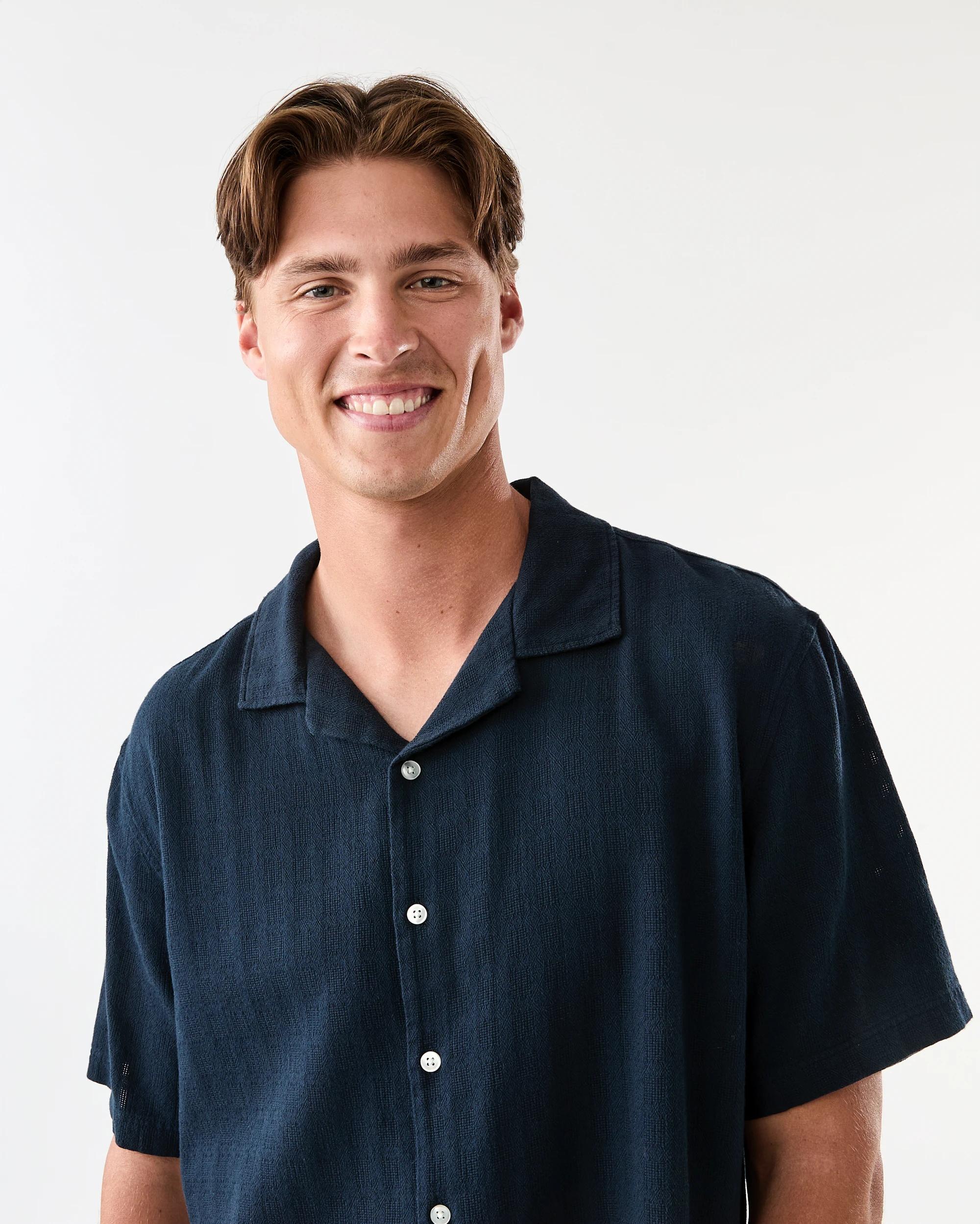 3 Short Sleeve Geometric Shirt Sky Cptn, 3 of 7