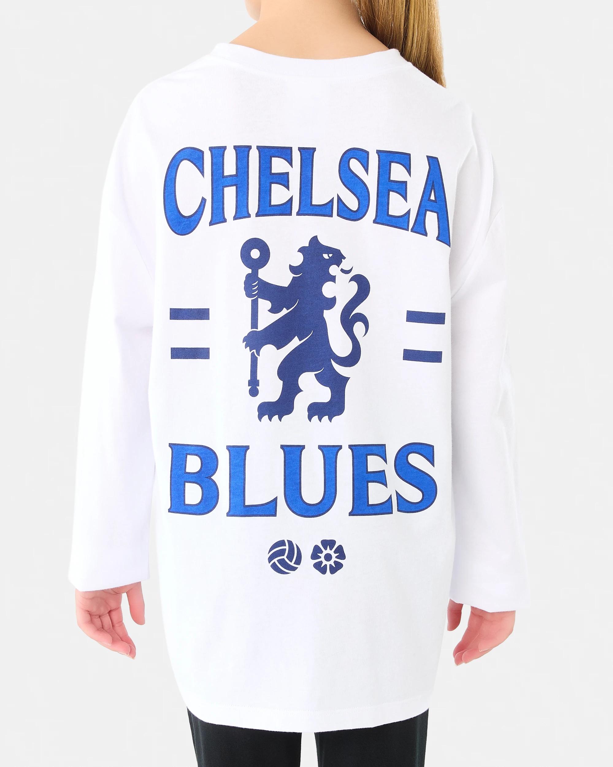 3 Official EPL Kids Long Sleeve T-shirt Chelsea, 3 of 8