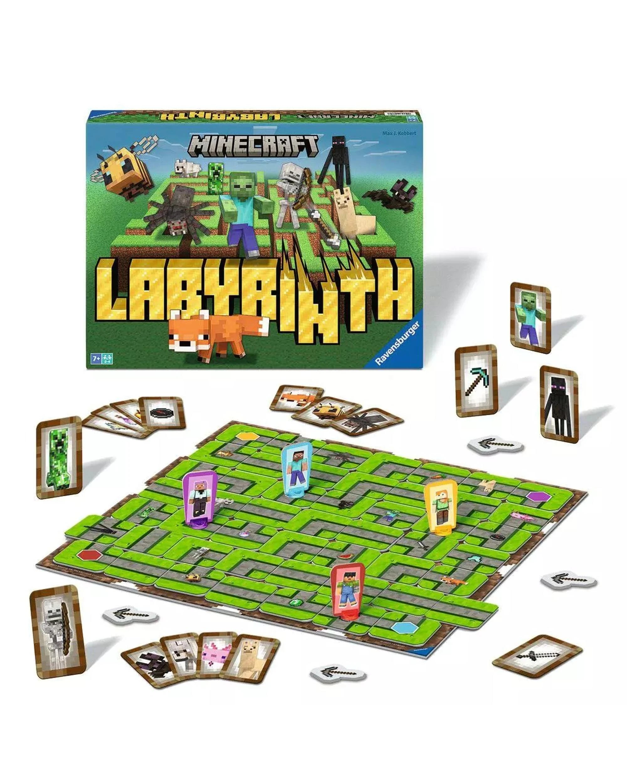 2 Ravensburger Labyrinth Minecraft Board Game, 2 of 3
