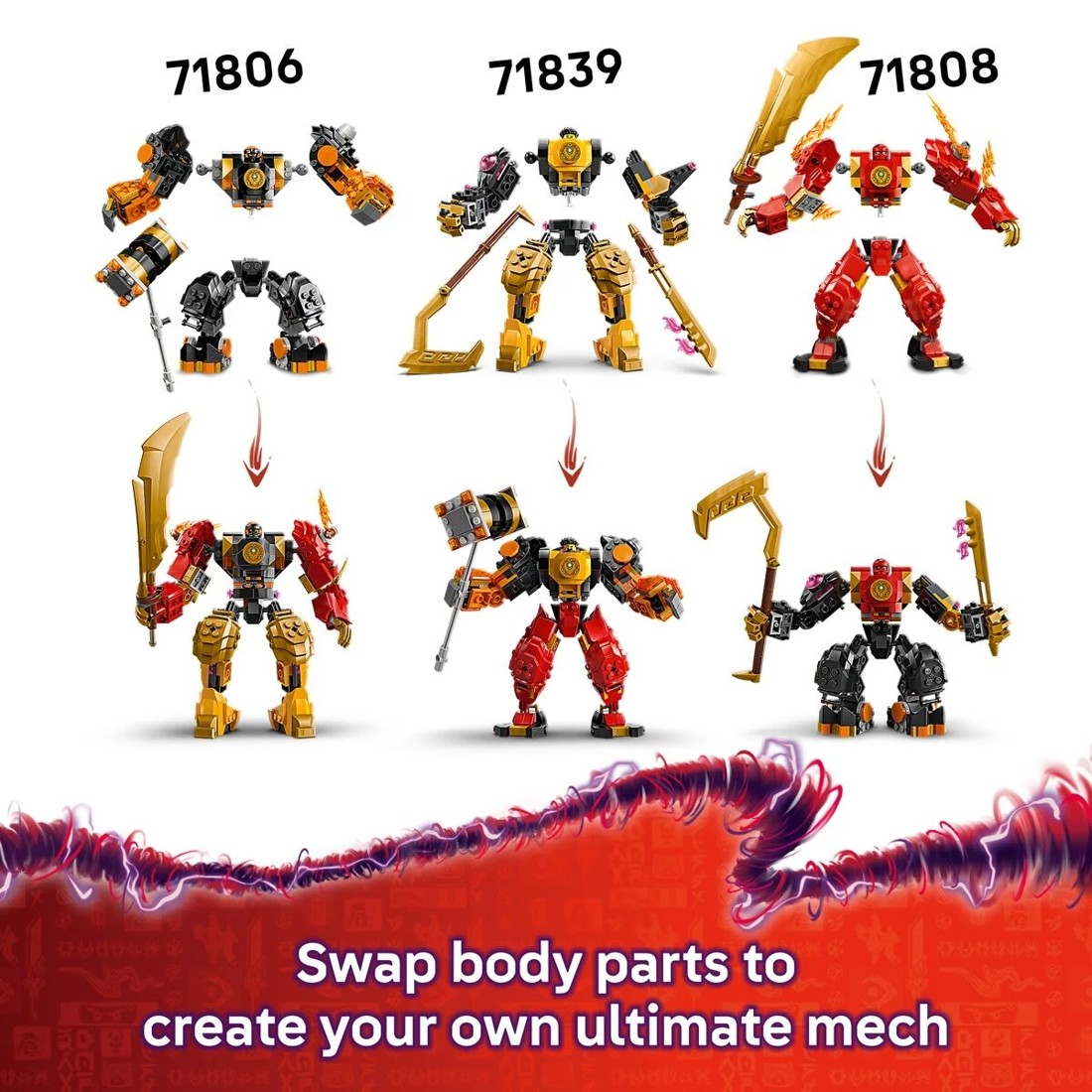 4 LEGO NINJAGO Arin’s Spinjitzu Battle Mech 71839, 4 of 8