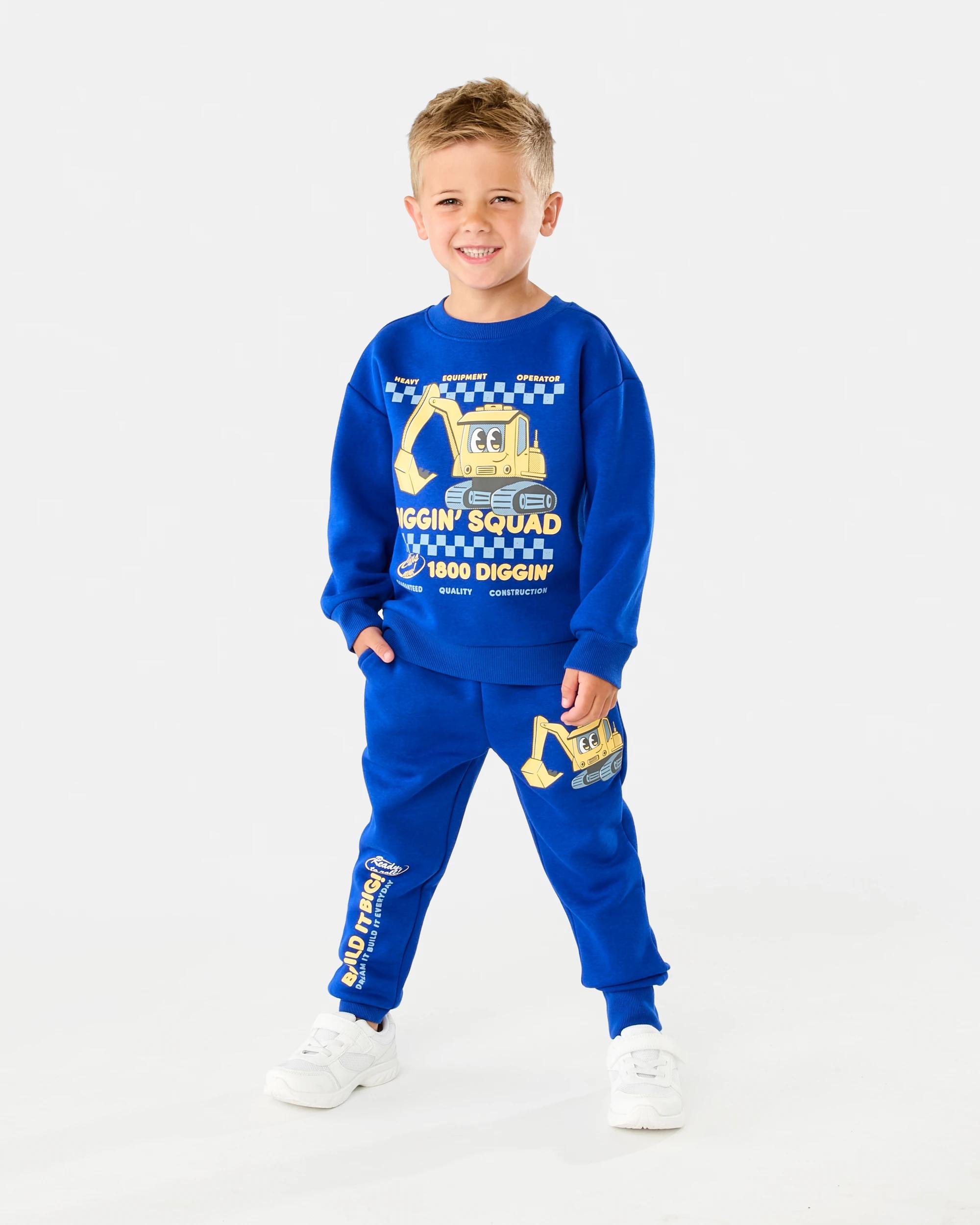 5 Print Trackpants Blu Digger, 5 of 6