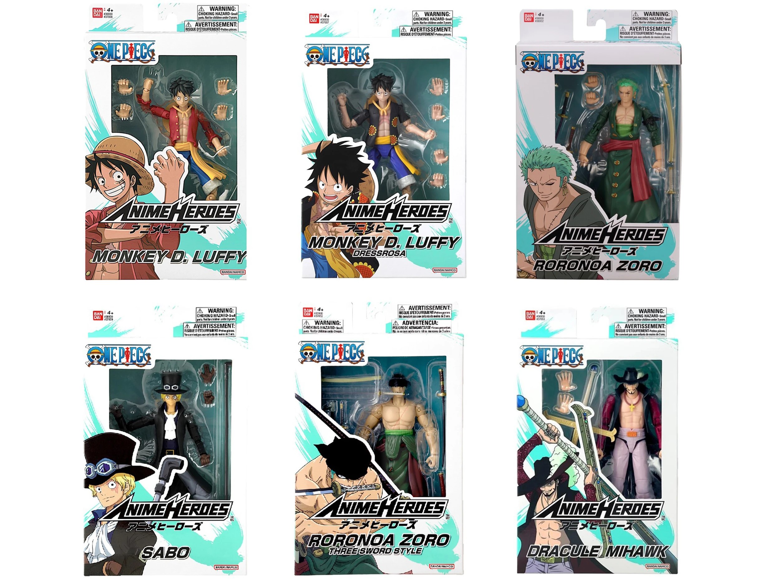 1 Anime Heroes One Piece Figurine - Assorted, 1 of 7