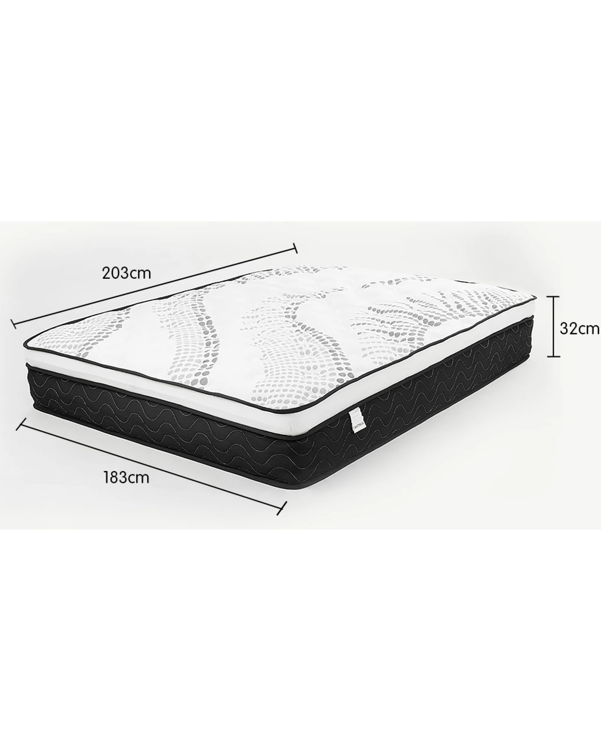3 Laura Hill Premium King Mattress With Euro Top Layer - 32cm, 3 of 8