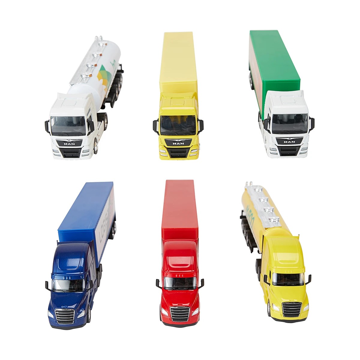 3 Welly 1:64 Scale Diecast Metal Trucks - Assorted, 3 of 10