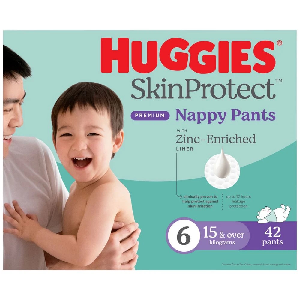 2 Huggies Skin Protect Nappies Size 6 42 Pack, 2 of 2