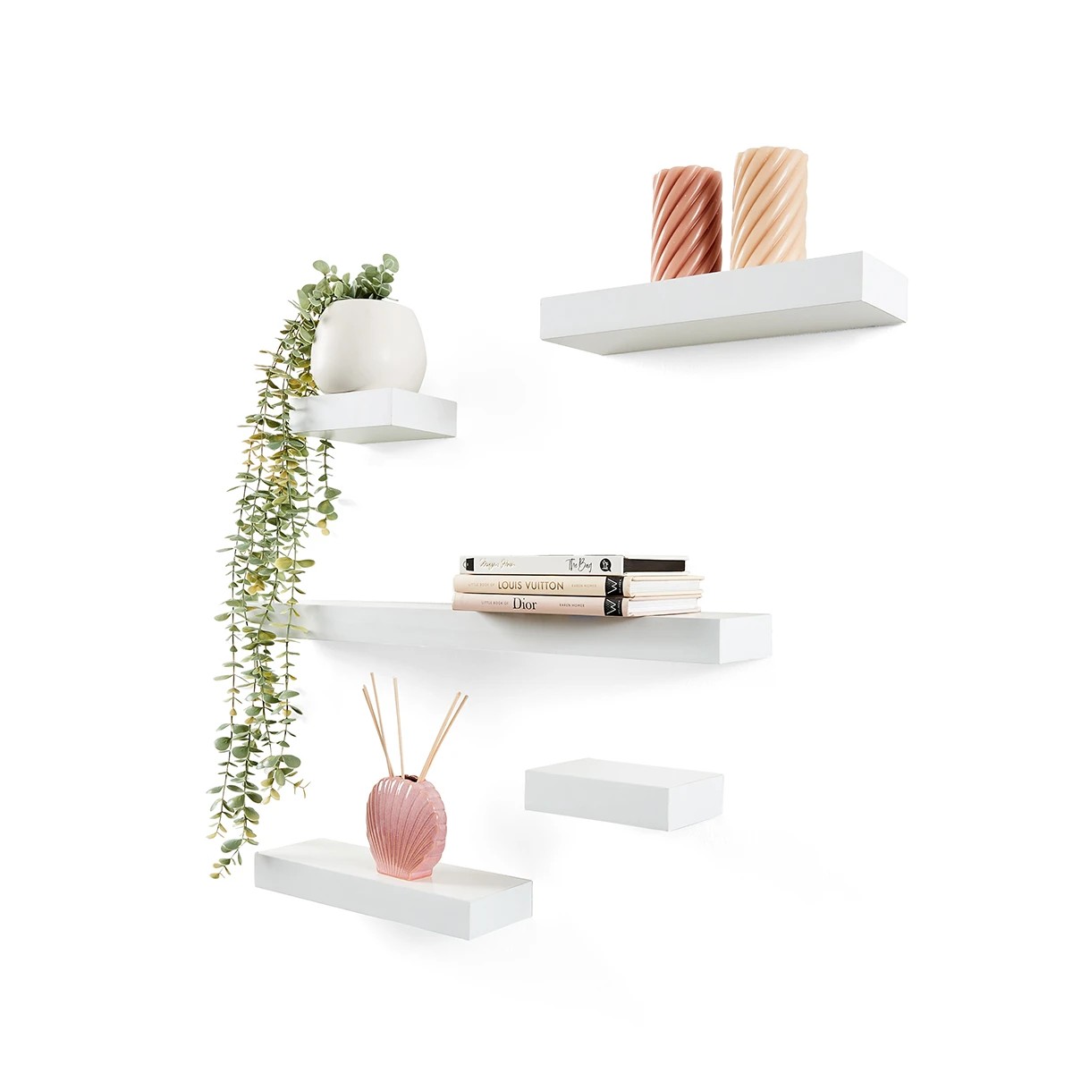1 Floating Shelves , 5 Pack - Anko - White, 1 of 5