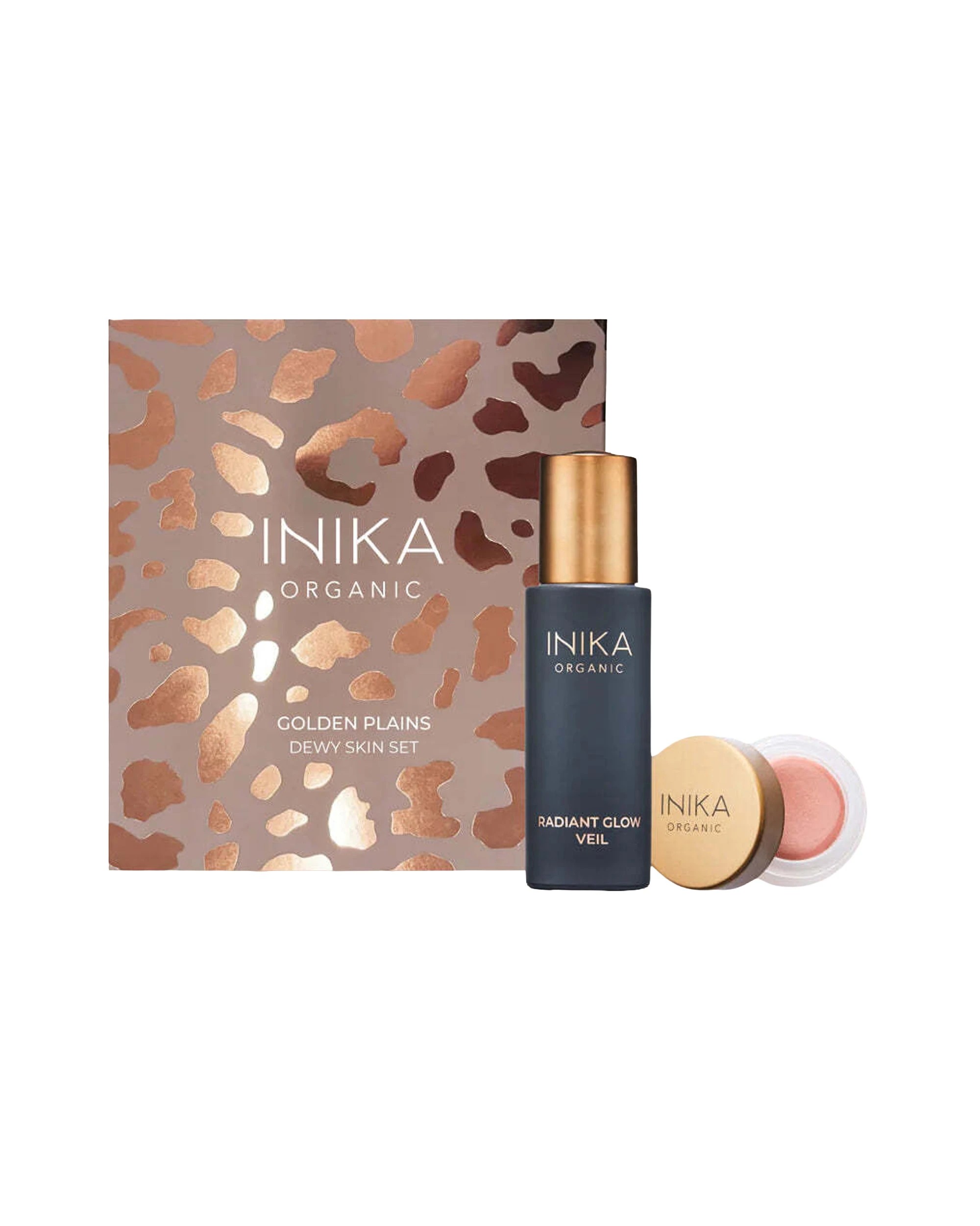 1 Inika Organic Golden Plains Dewy Skin Set Radiant Glow Veil And Lip Cream - Multi, 1 of 2