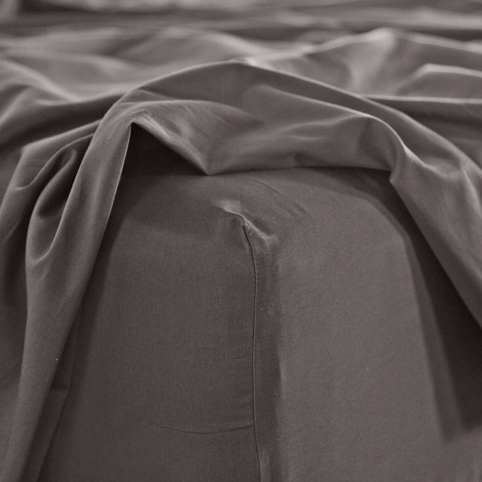 8 Royal Comfort Balmain 1000TC Bamboo Cotton Sheet Pillowcase Set Hotel - Queen Bed - Grey, 8 of 8