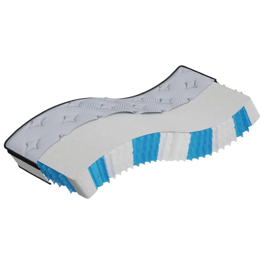 1 Vidaxl Mattress - Grey - Single Bed - Grey, 1 of 9
