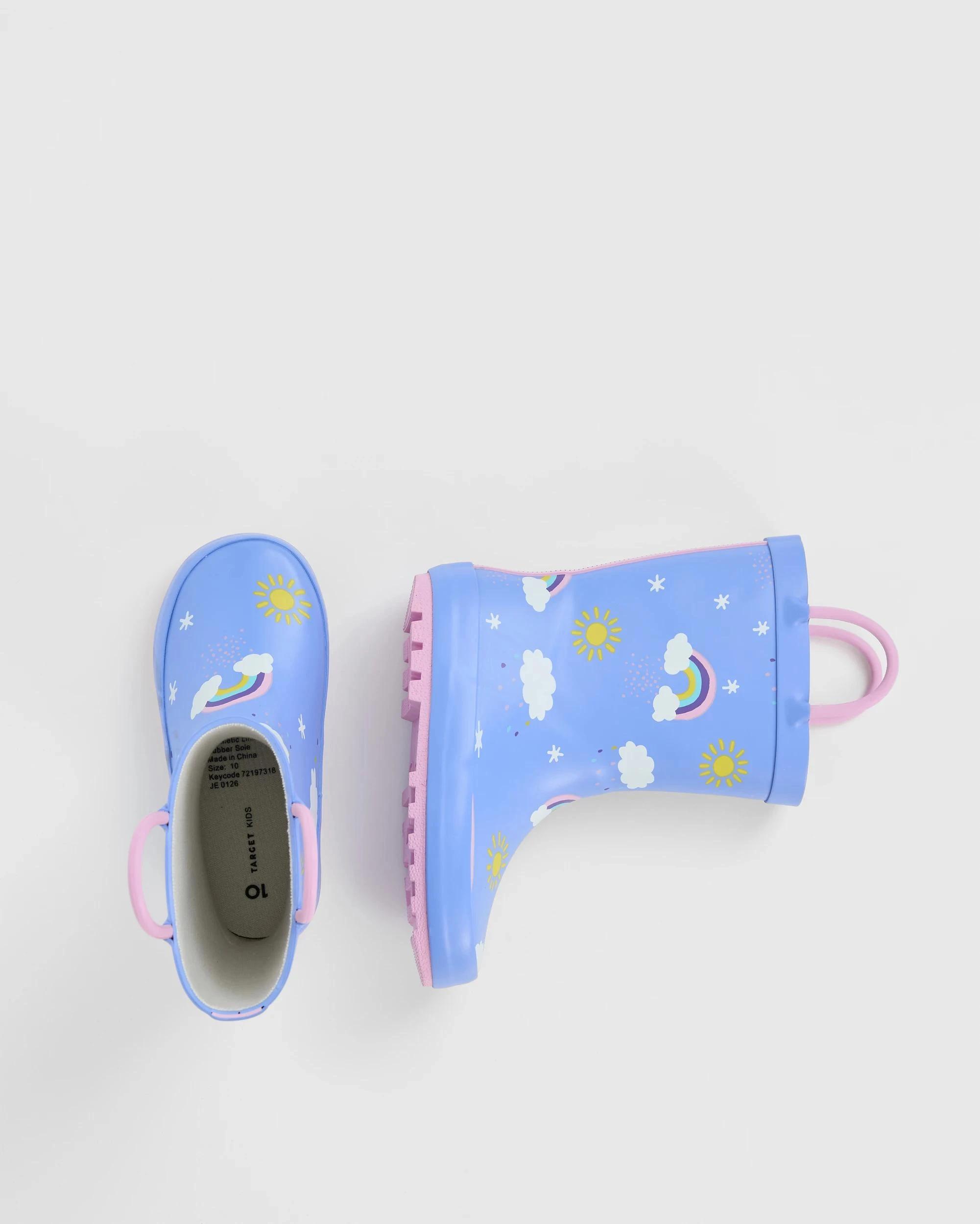 3 Target Kids Novelty Rainboots CLOUD BLUE, 3 of 3