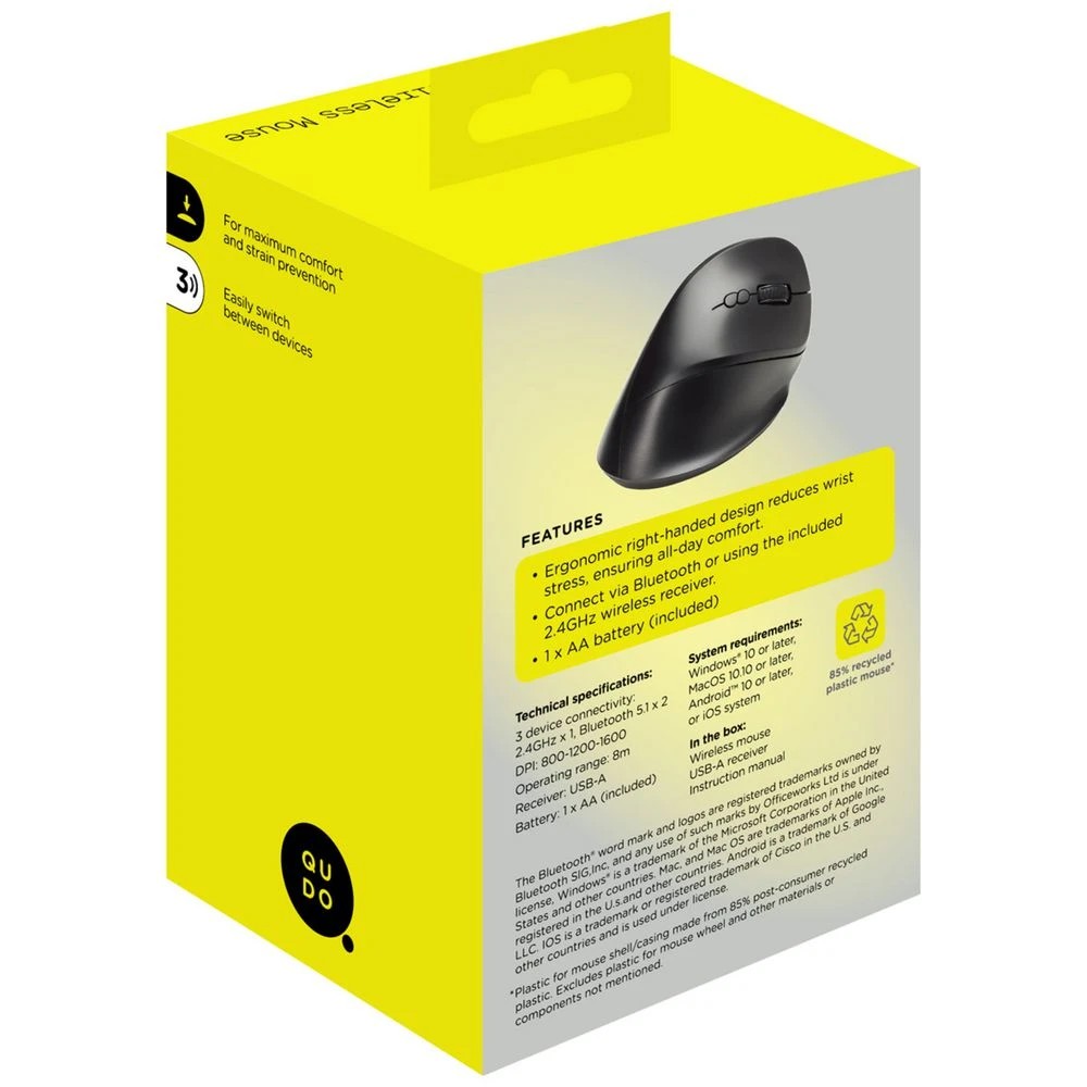 5 Qudo Multi Device Ergonomic Mouse, 5 of 5