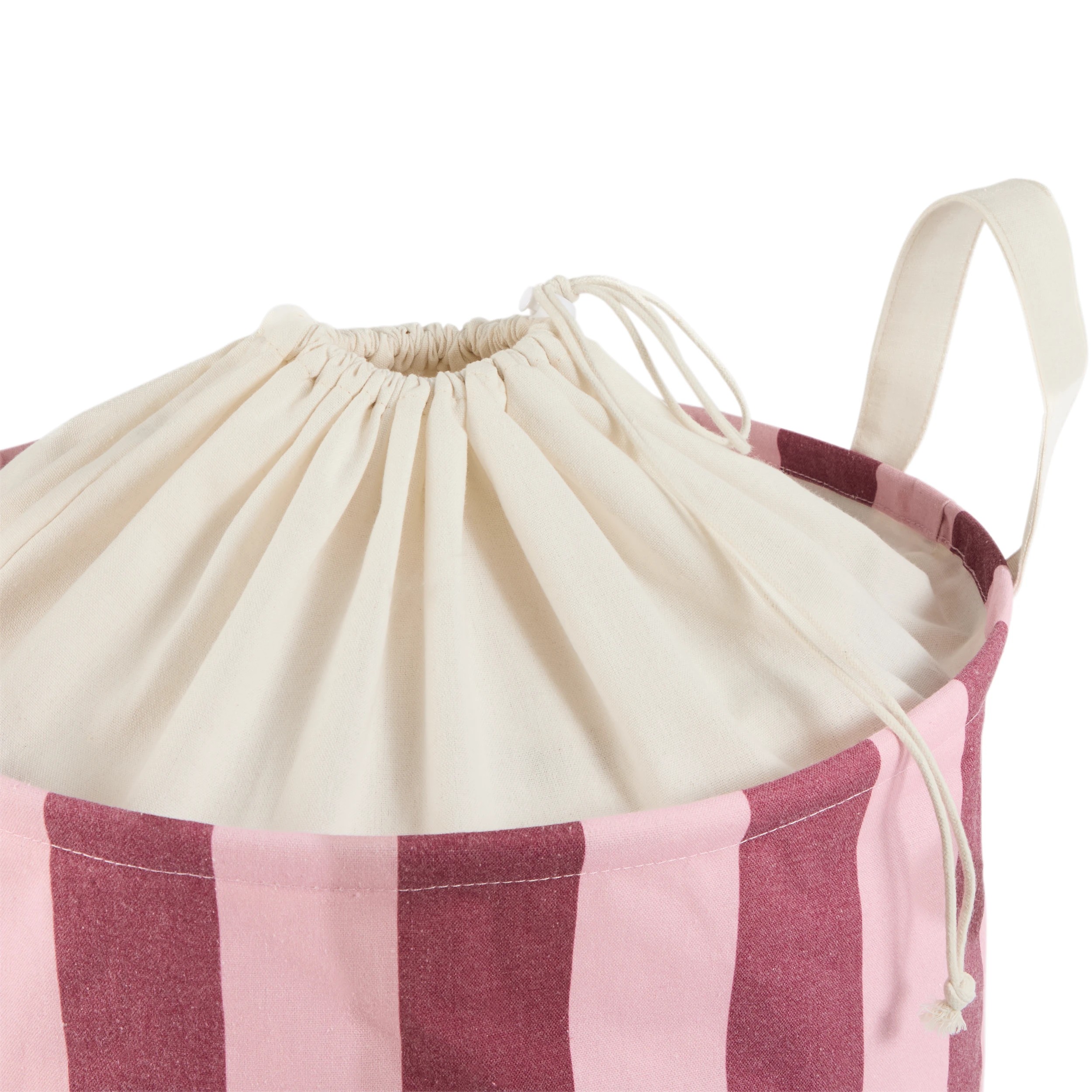 6 Striped Pop Up Laundry Hamper - Red and Pink, 6 of 9